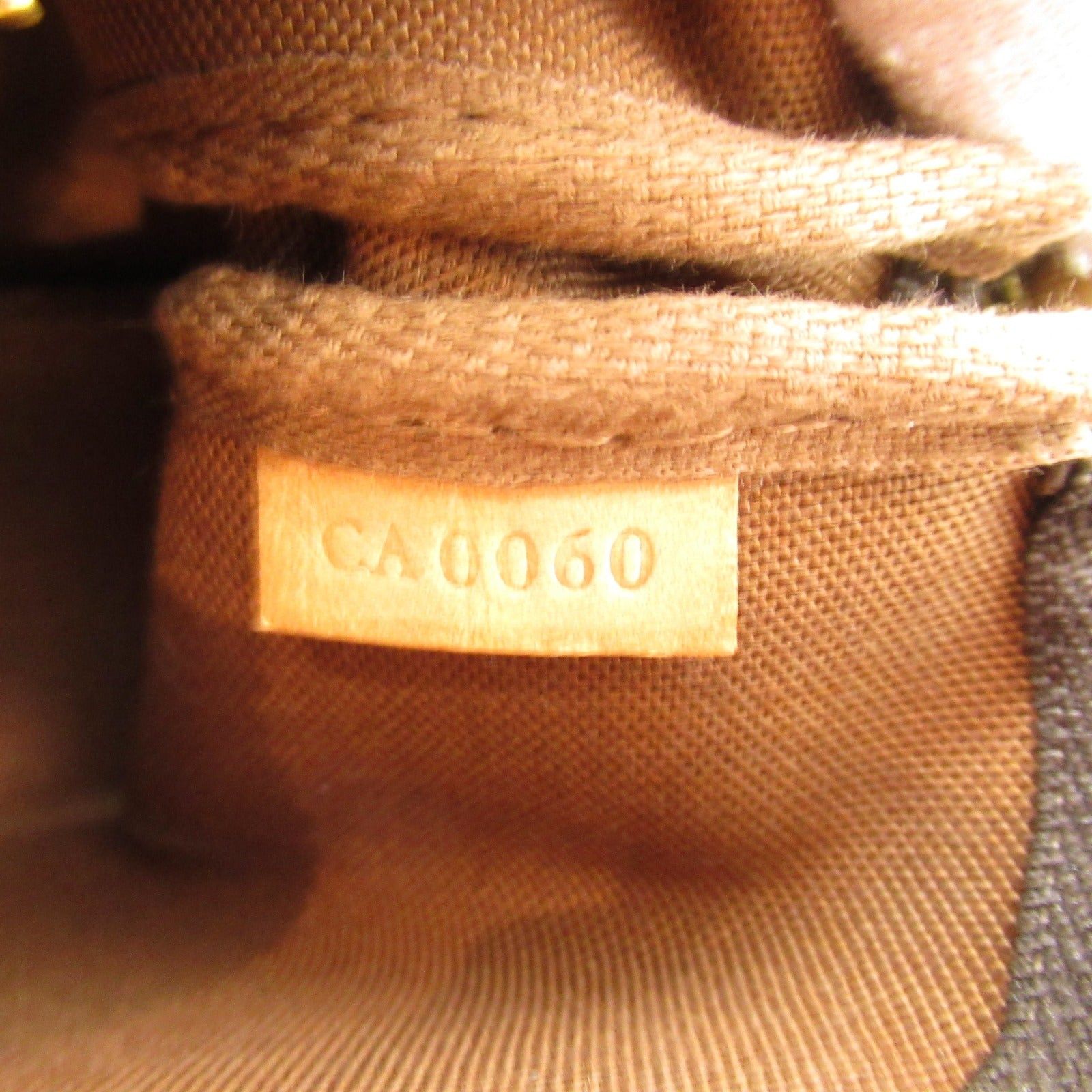 Louis Vuitton Louis Vuitton Pochette Accessoires Handbag Coated Canvas Monogram Brown Size ONE SIZE - 7 Thumbnail