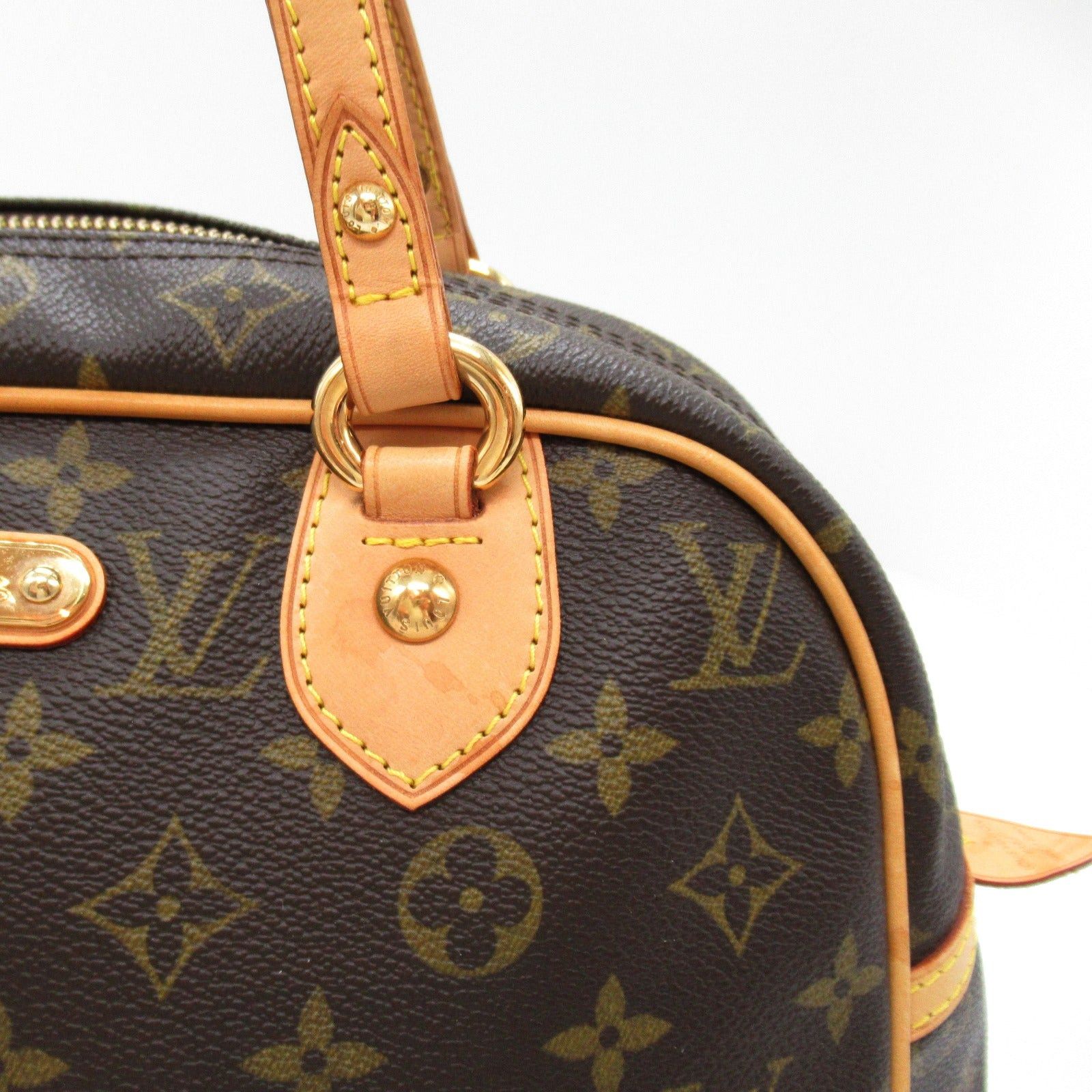 Louis Vuitton Louis Vuitton Montorgueil Pm Shoulder Bag Coated Canvas Monogram Brown Size ONE SIZE - 13 Thumbnail