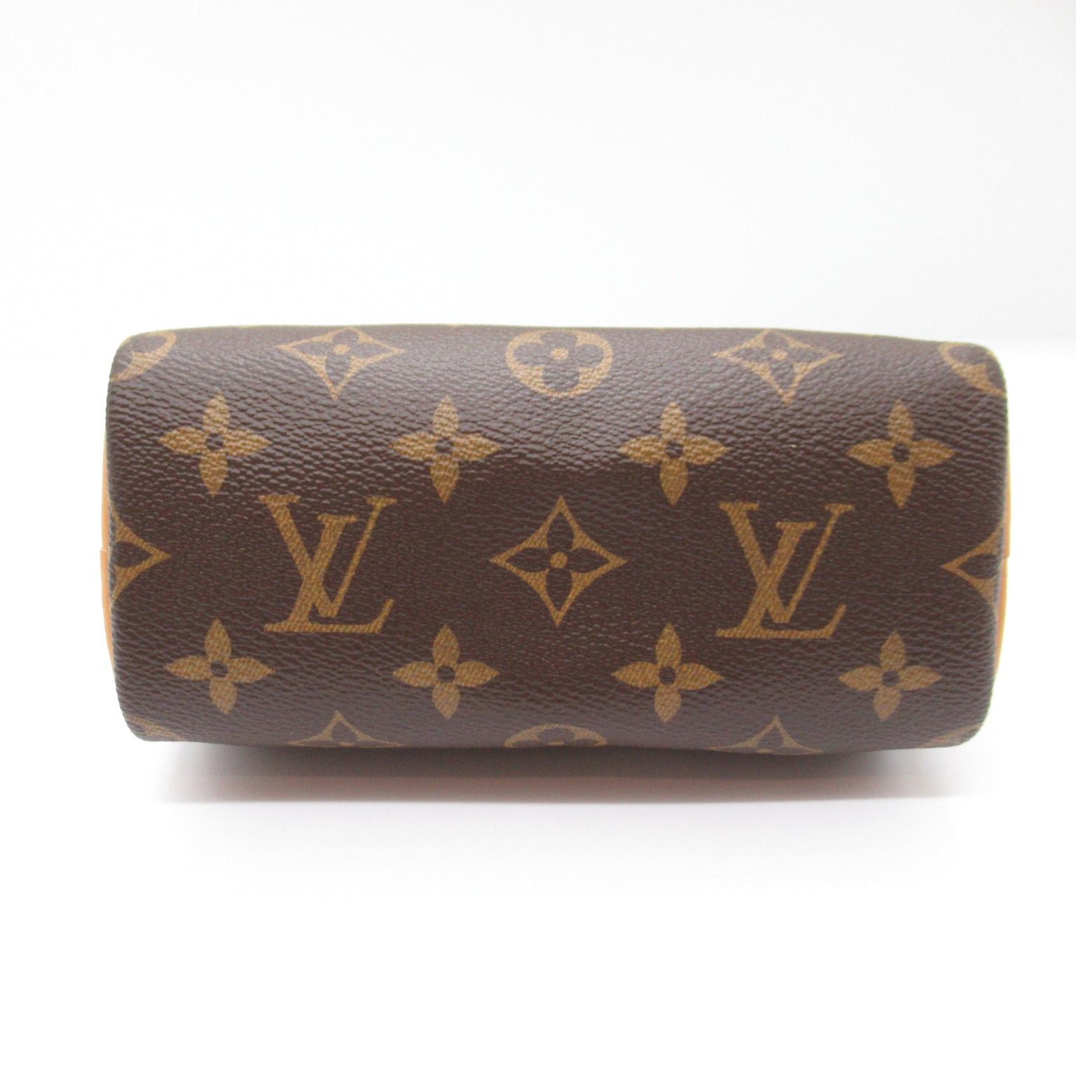 Louis Vuitton Louis Vuitton Nano Speedy Shoulder Bag Coated Canvas Monogram Brown Size ONE SIZE - 4 Thumbnail