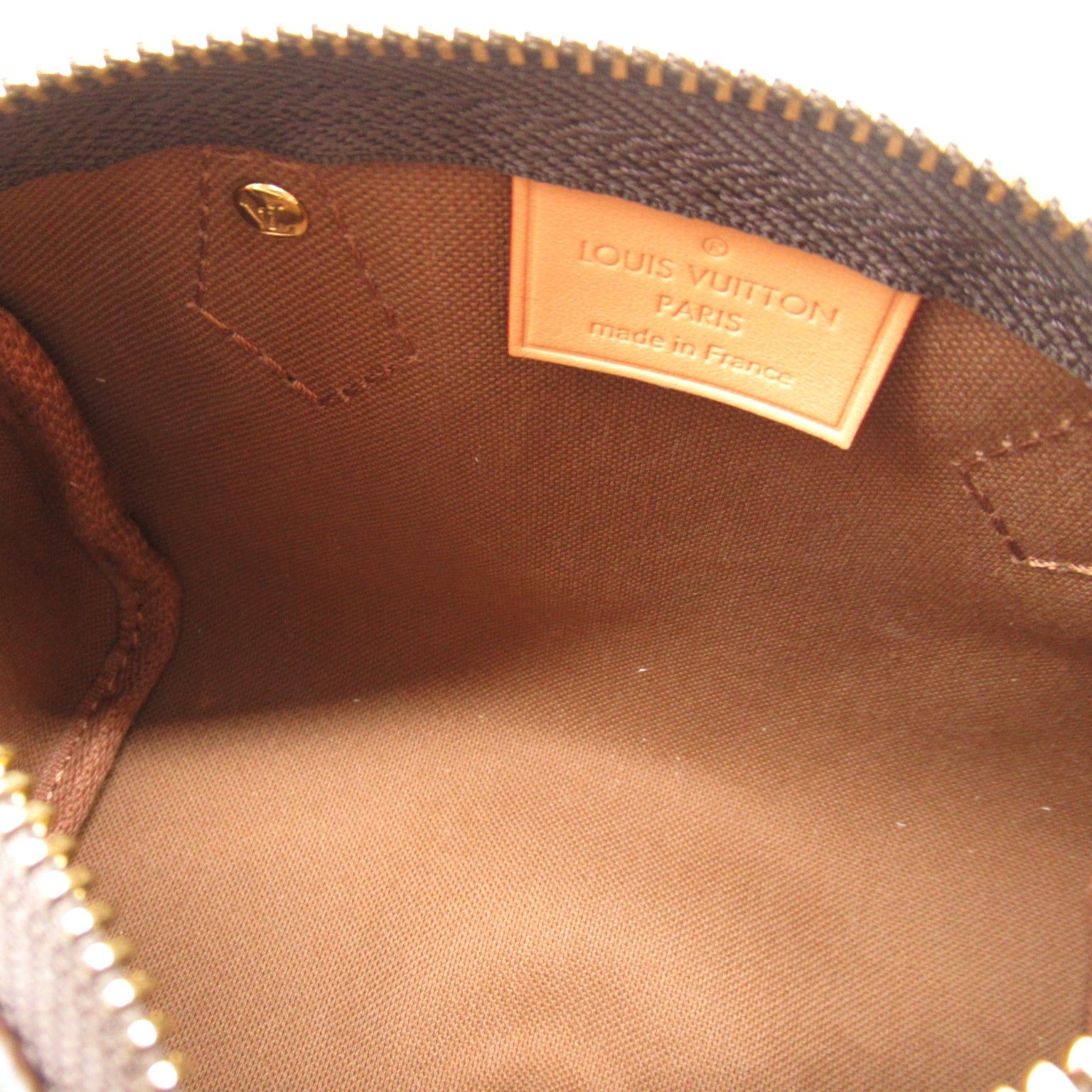 Louis Vuitton Louis Vuitton Nano Speedy Shoulder Bag Coated Canvas Monogram Brown Size ONE SIZE - 5 Thumbnail