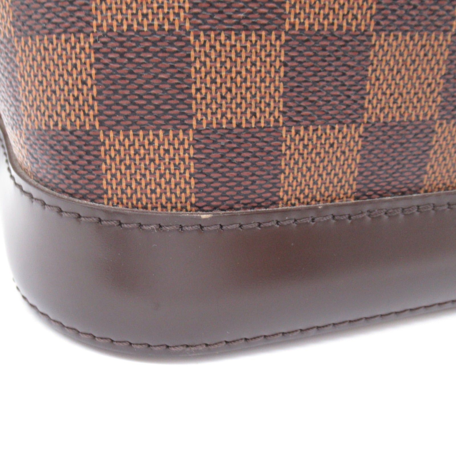 Louis Vuitton Louis Vuitton Alma Handbag Coated Canvas Damier Brown Ebene Size ONE SIZE - 11 Thumbnail