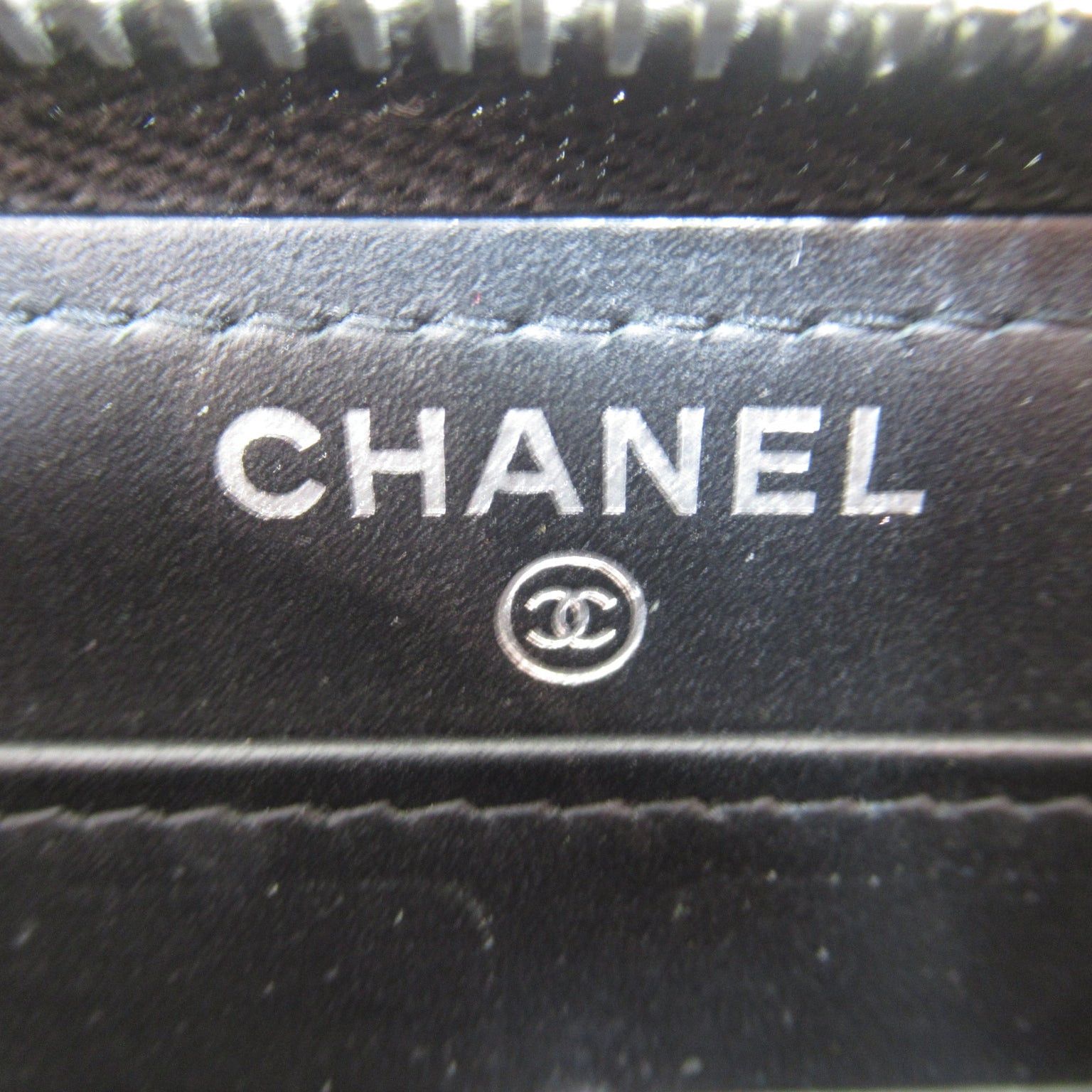 Chanel Chanel Round Long Wallet Zipper Enamel Black Size ONE SIZE - 6 Thumbnail
