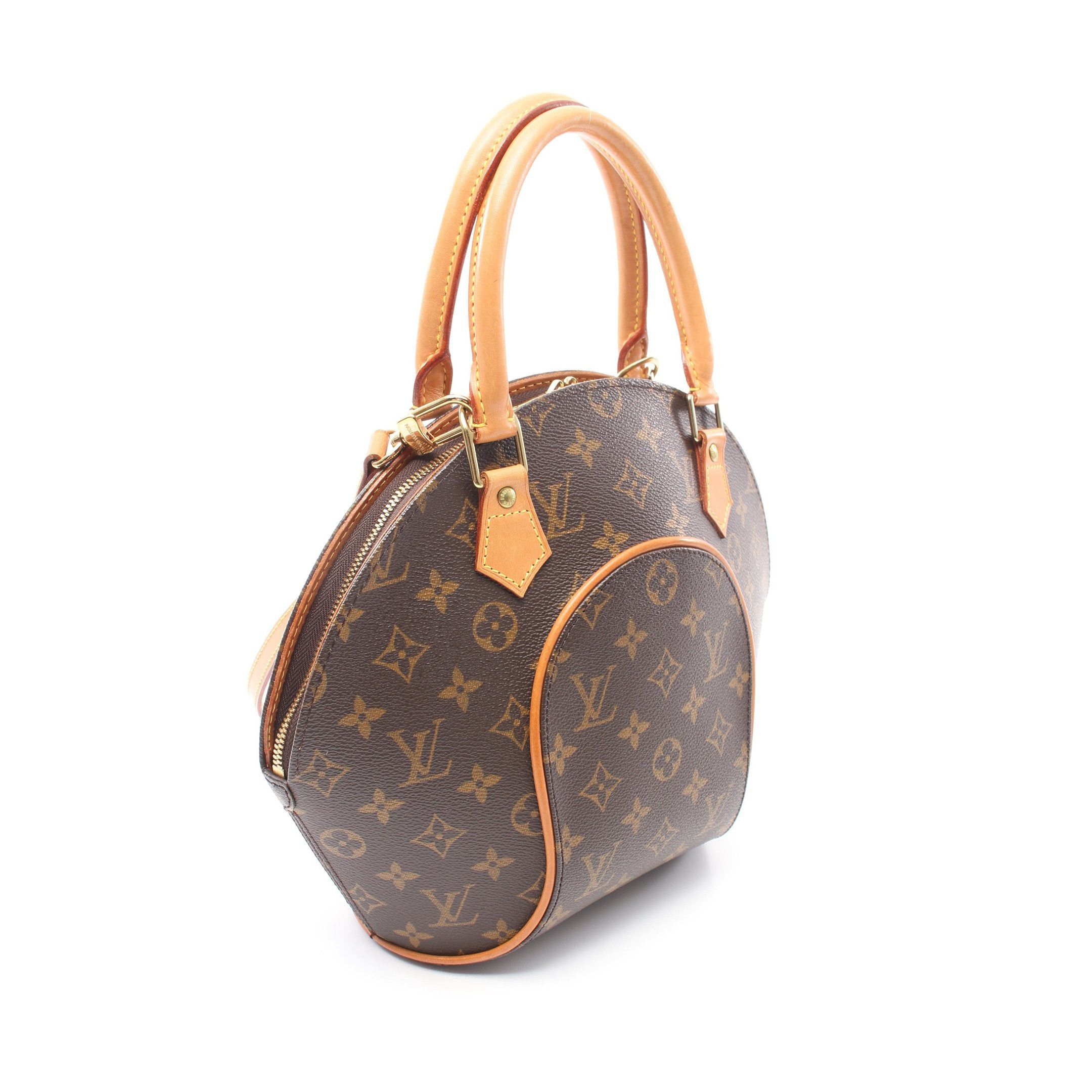 Louis Vuitton Louis Vuitton Ellipse Pm Monogram Handbag Leather Brown Size ONE SIZE - 2 Thumbnail