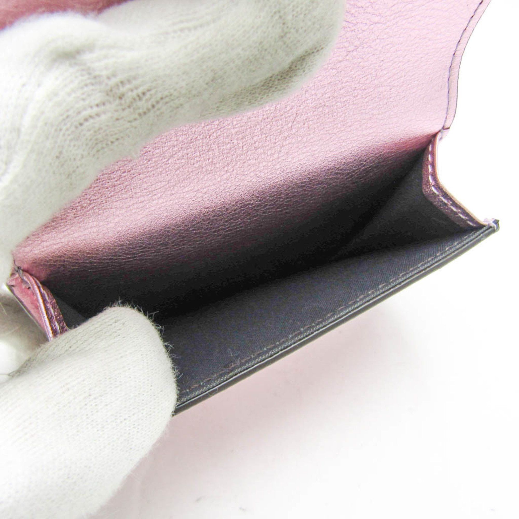 Fendi Ff Pink Leather Wallet (Pre-Owned) Size ONE SIZE - 4 Thumbnail