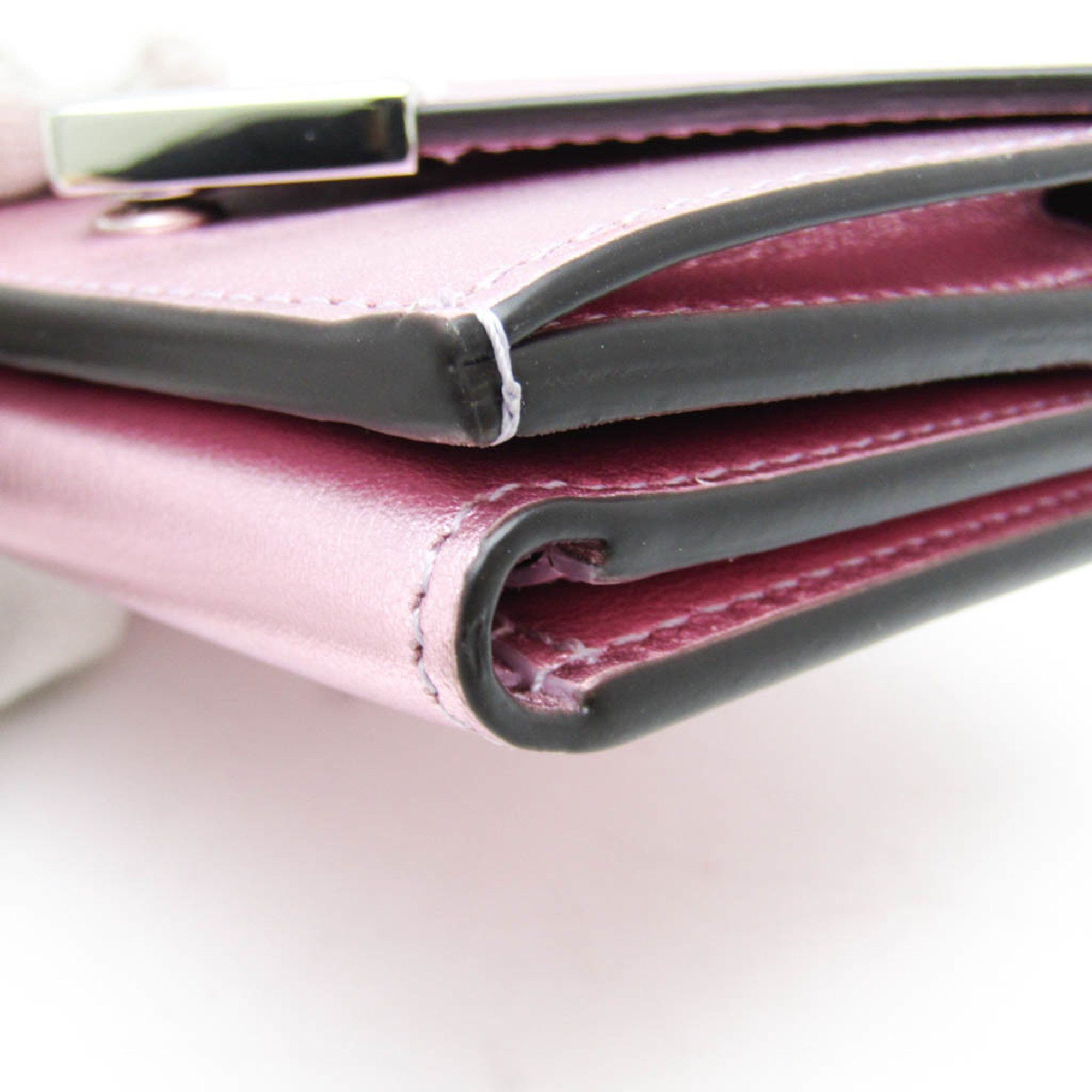 Fendi Ff Pink Leather Wallet (Pre-Owned) Size ONE SIZE - 8 Thumbnail