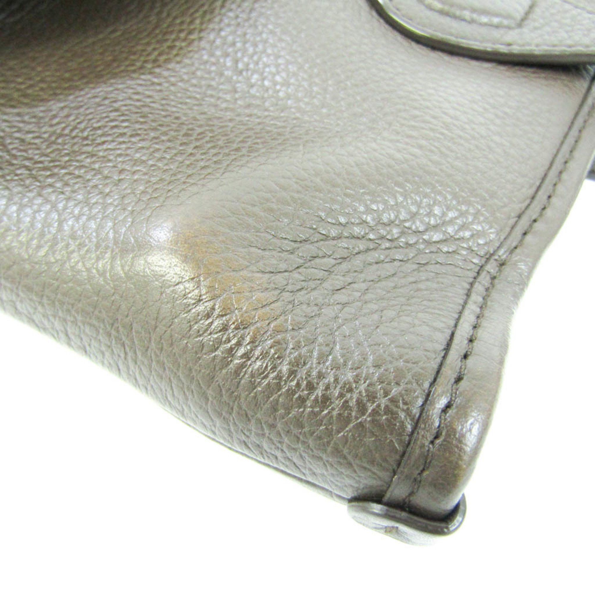 Bally Brown Leather Handbag (Pre-Owned) Size ONE SIZE - 11 Thumbnail
