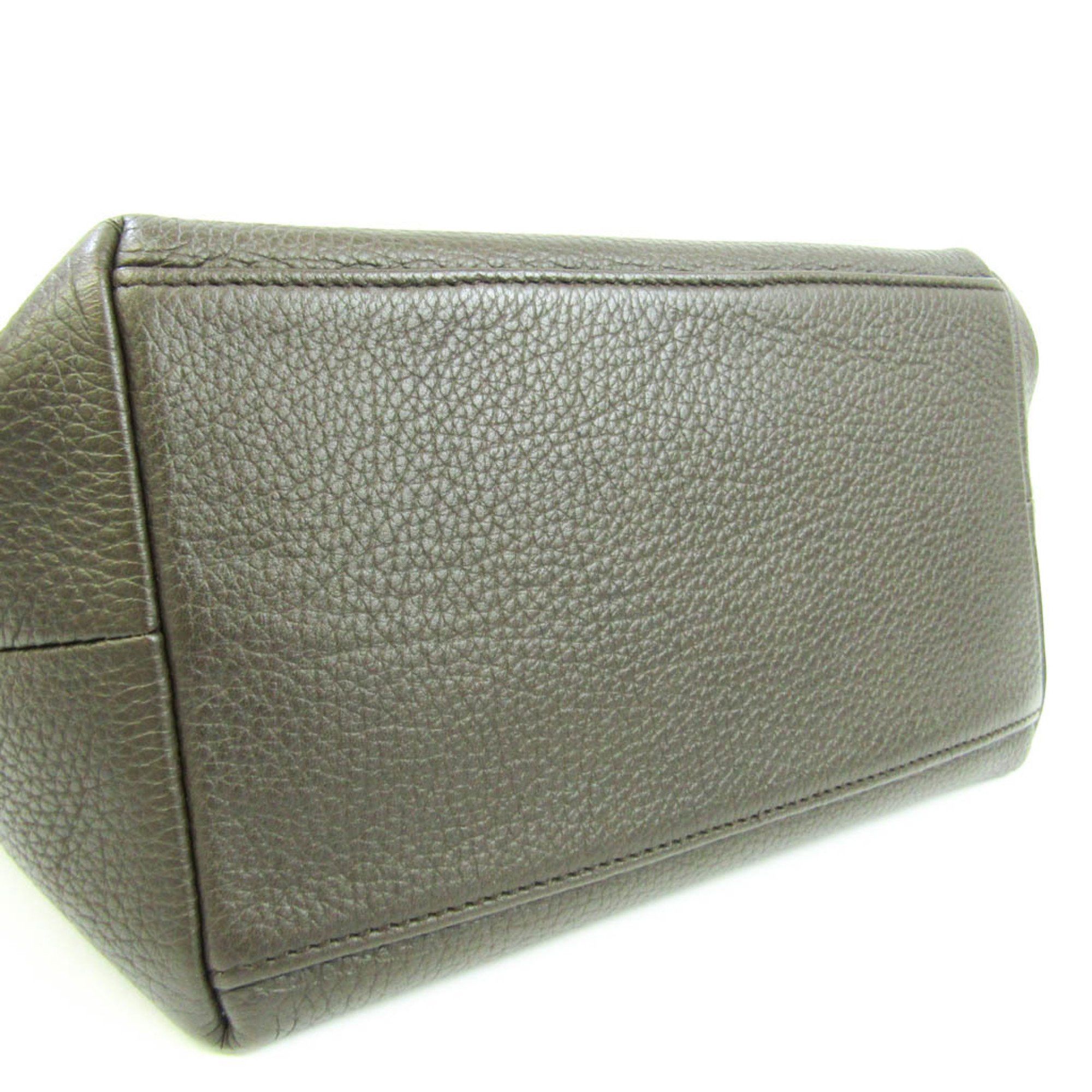 Bally Brown Leather Handbag (Pre-Owned) Size ONE SIZE - 3 Thumbnail