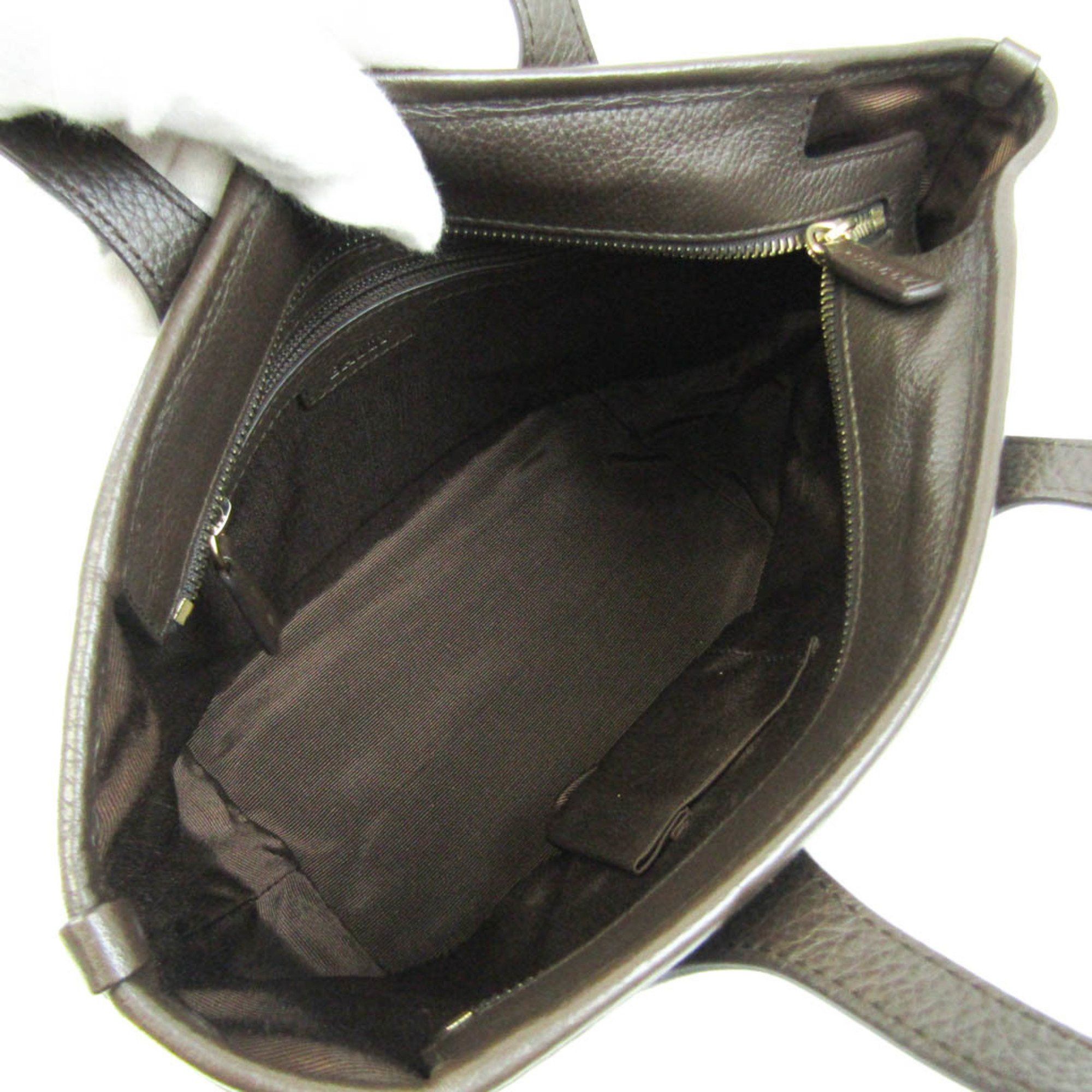 Bally Brown Leather Handbag (Pre-Owned) Size ONE SIZE - 5 Thumbnail