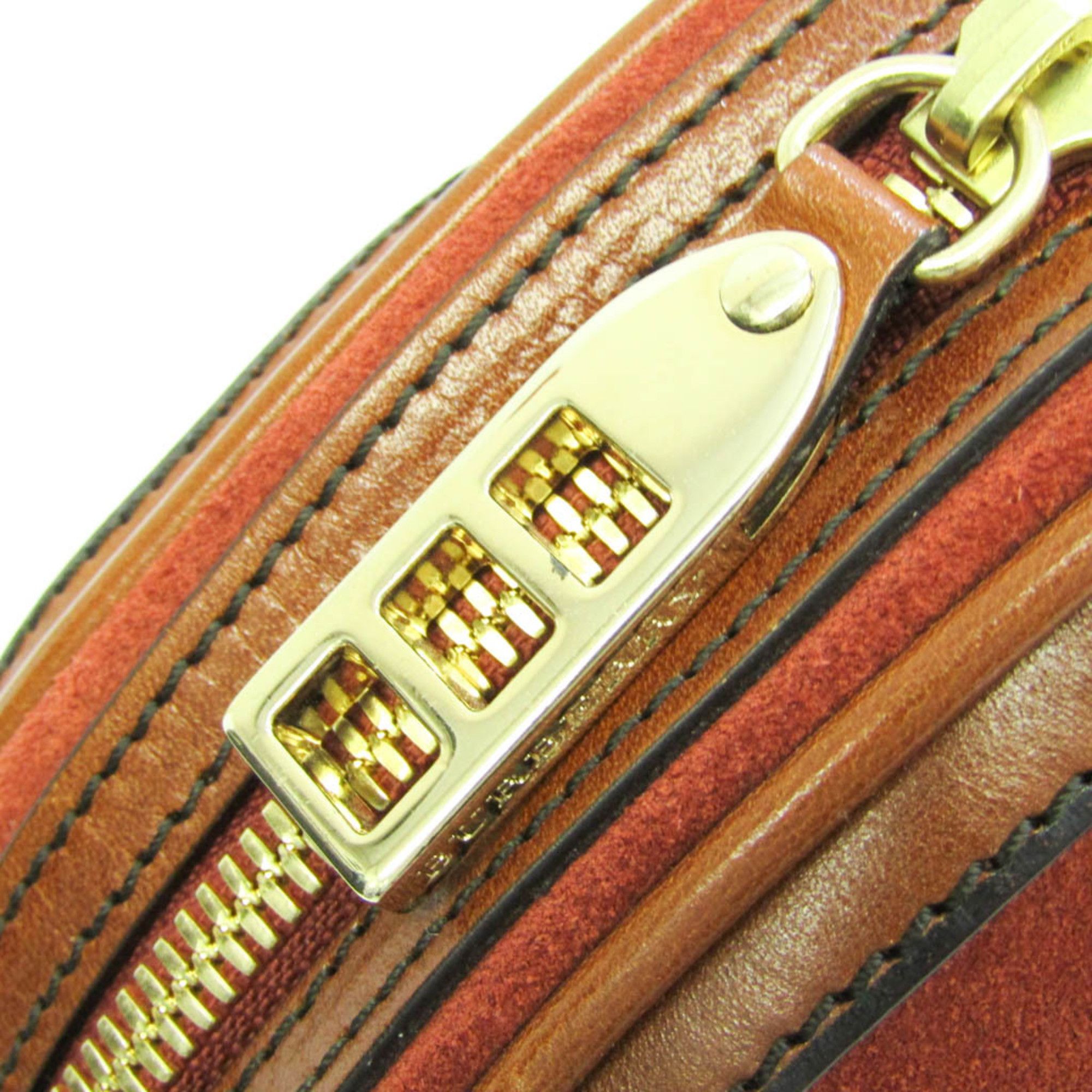 Burberry Red Suede Shoulder Bag (Pre-Owned) Size ONE SIZE - 3 Thumbnail