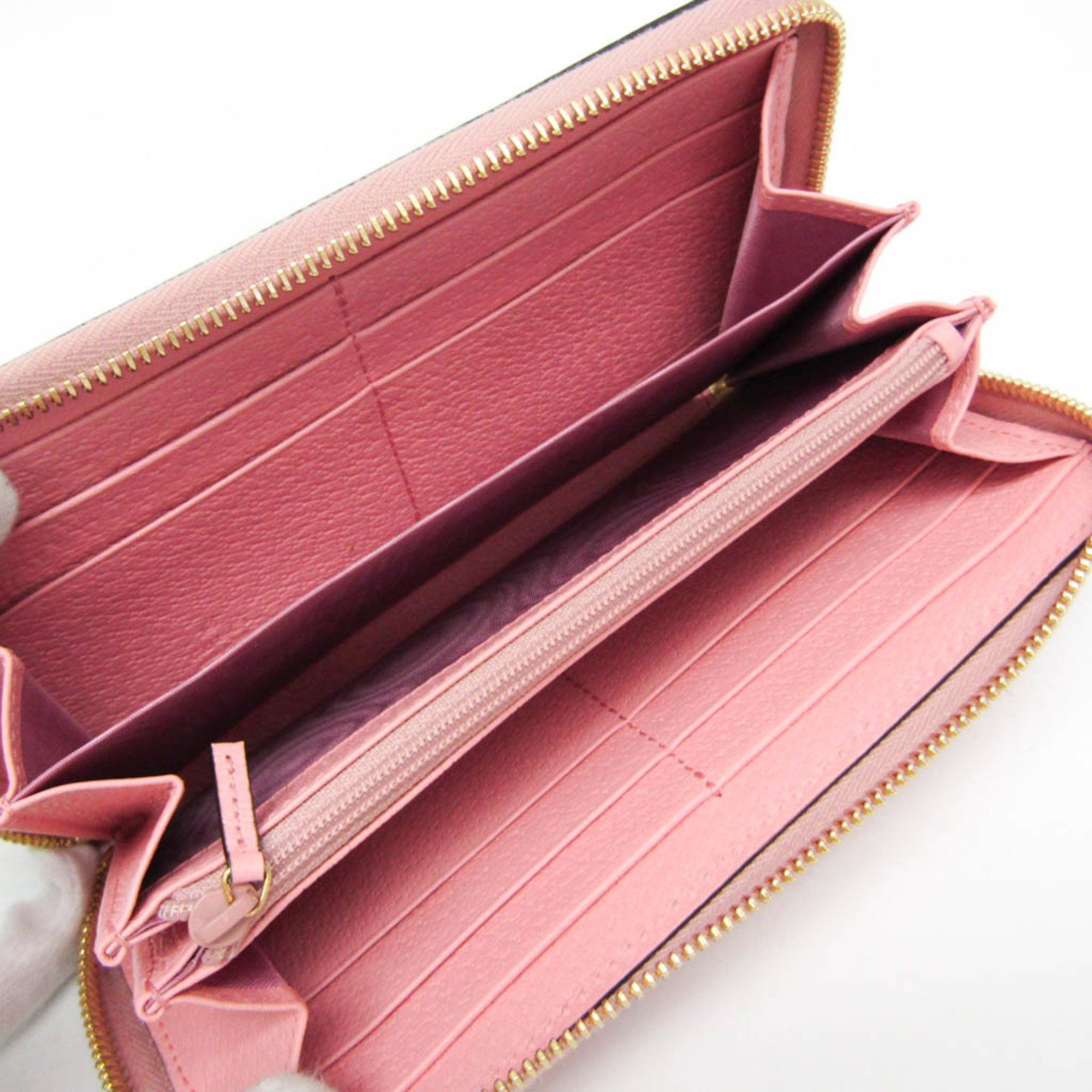 Gucci Zip Around Pink Leather Wallet (Pre-Owned) Size ONE SIZE - 3 Thumbnail