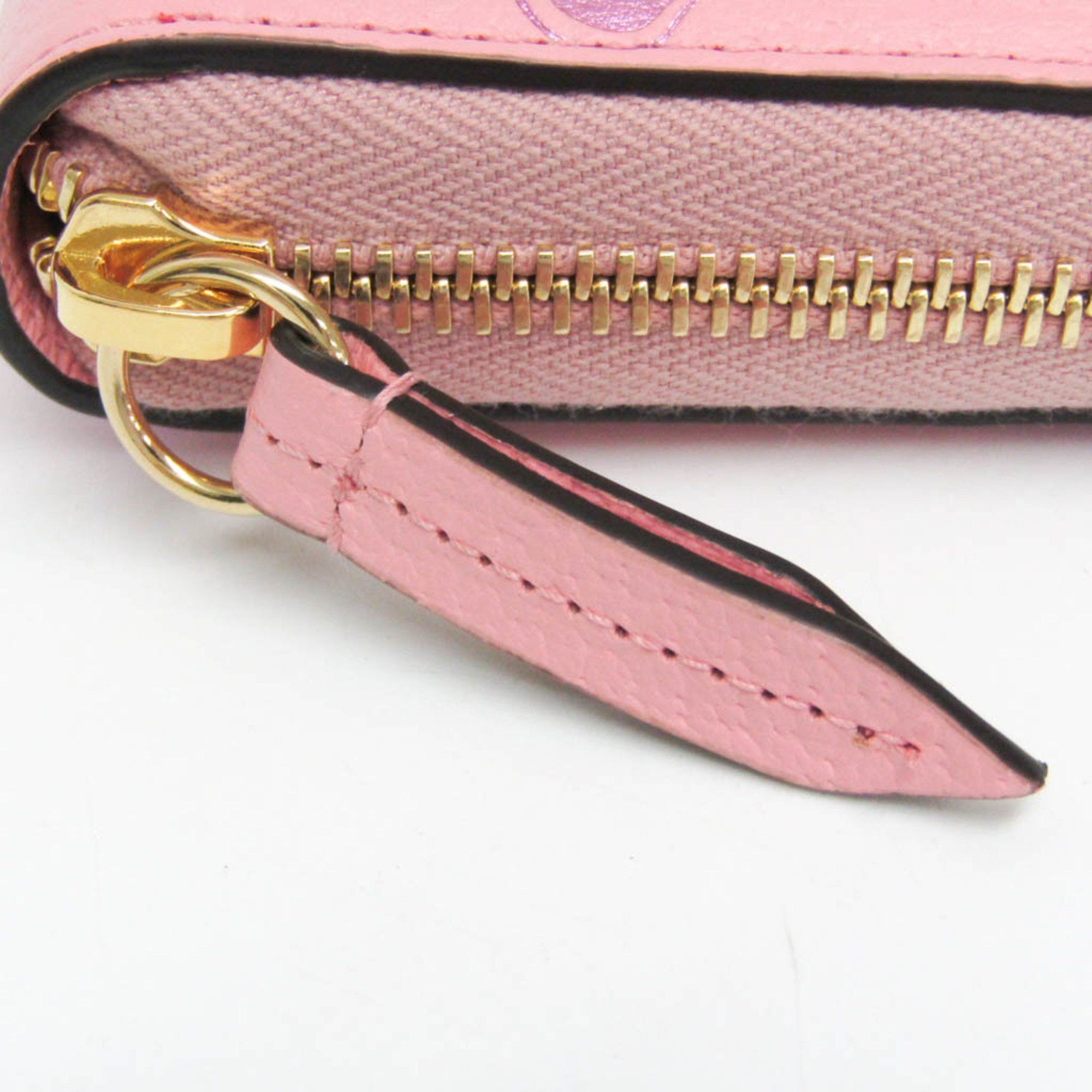 Gucci Zip Around Pink Leather Wallet (Pre-Owned) Size ONE SIZE - 12 Thumbnail