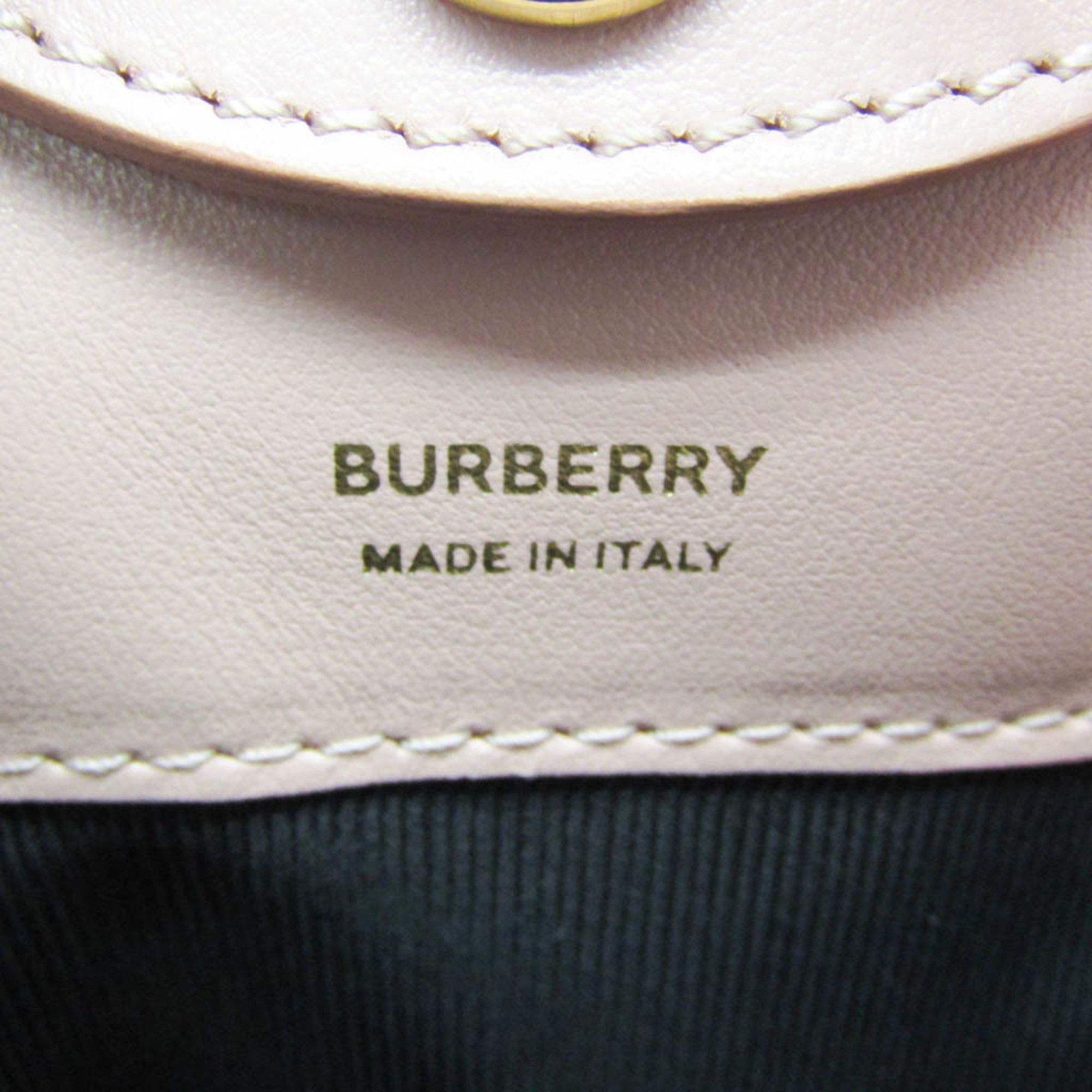 Burberry Tb Pink Leather Shoulder Bag (Pre-Owned) Size ONE SIZE - 7 Thumbnail
