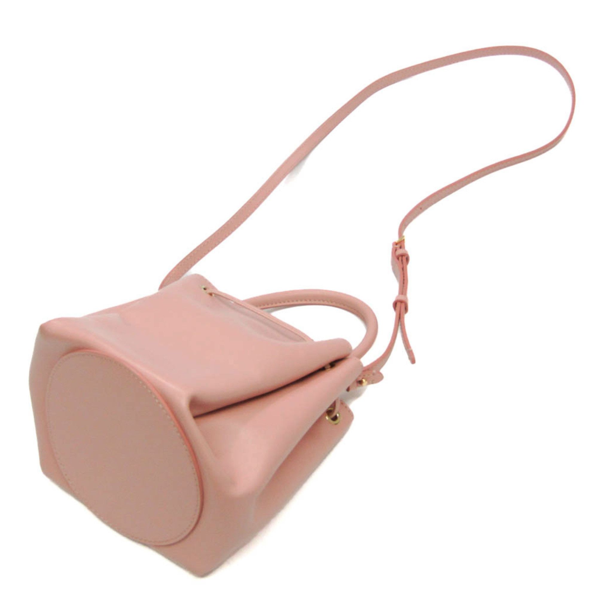 Burberry Tb Pink Leather Shoulder Bag (Pre-Owned) Size ONE SIZE - 2 Thumbnail