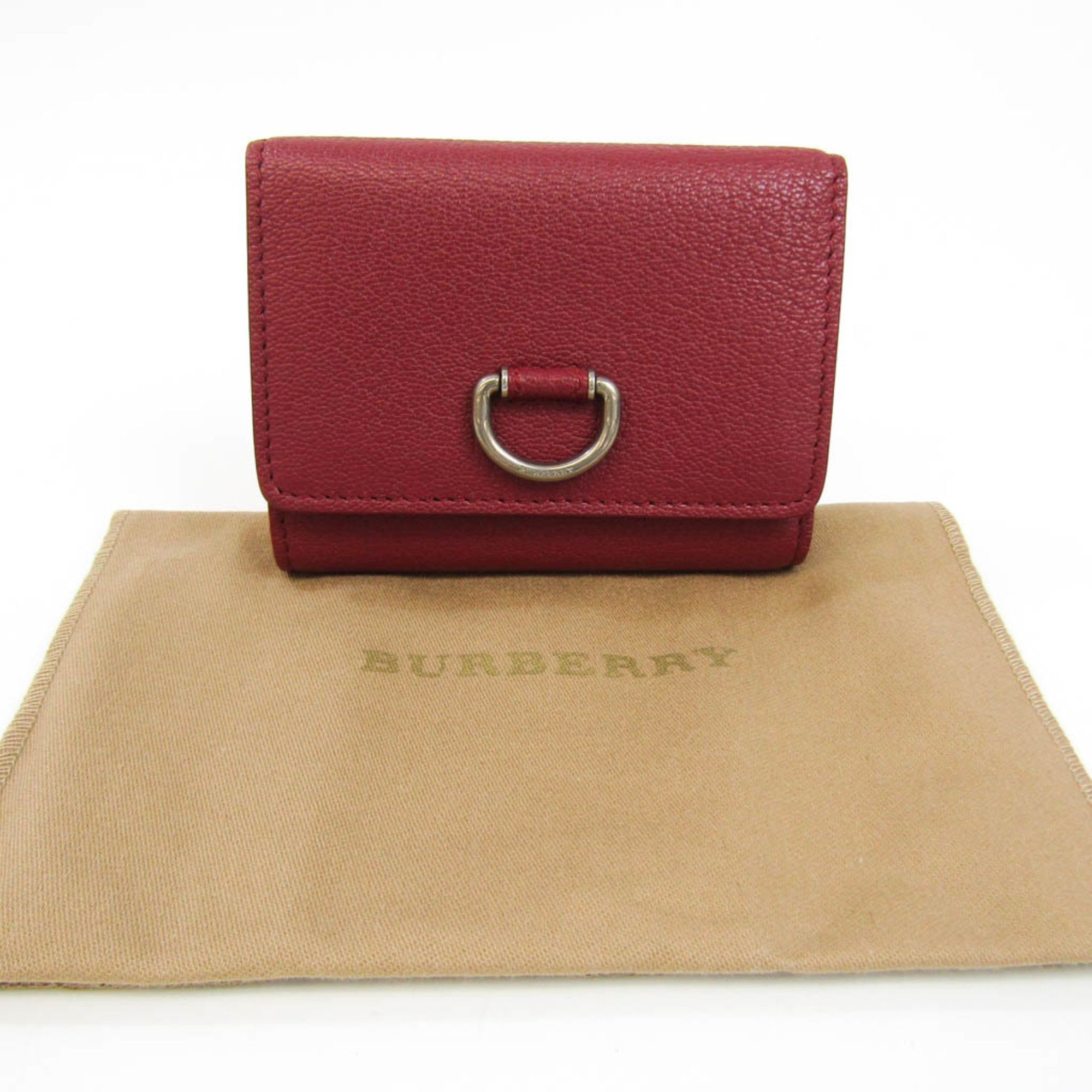Burberry Red Leather Wallet (Pre-Owned) Size ONE SIZE - 11 Thumbnail