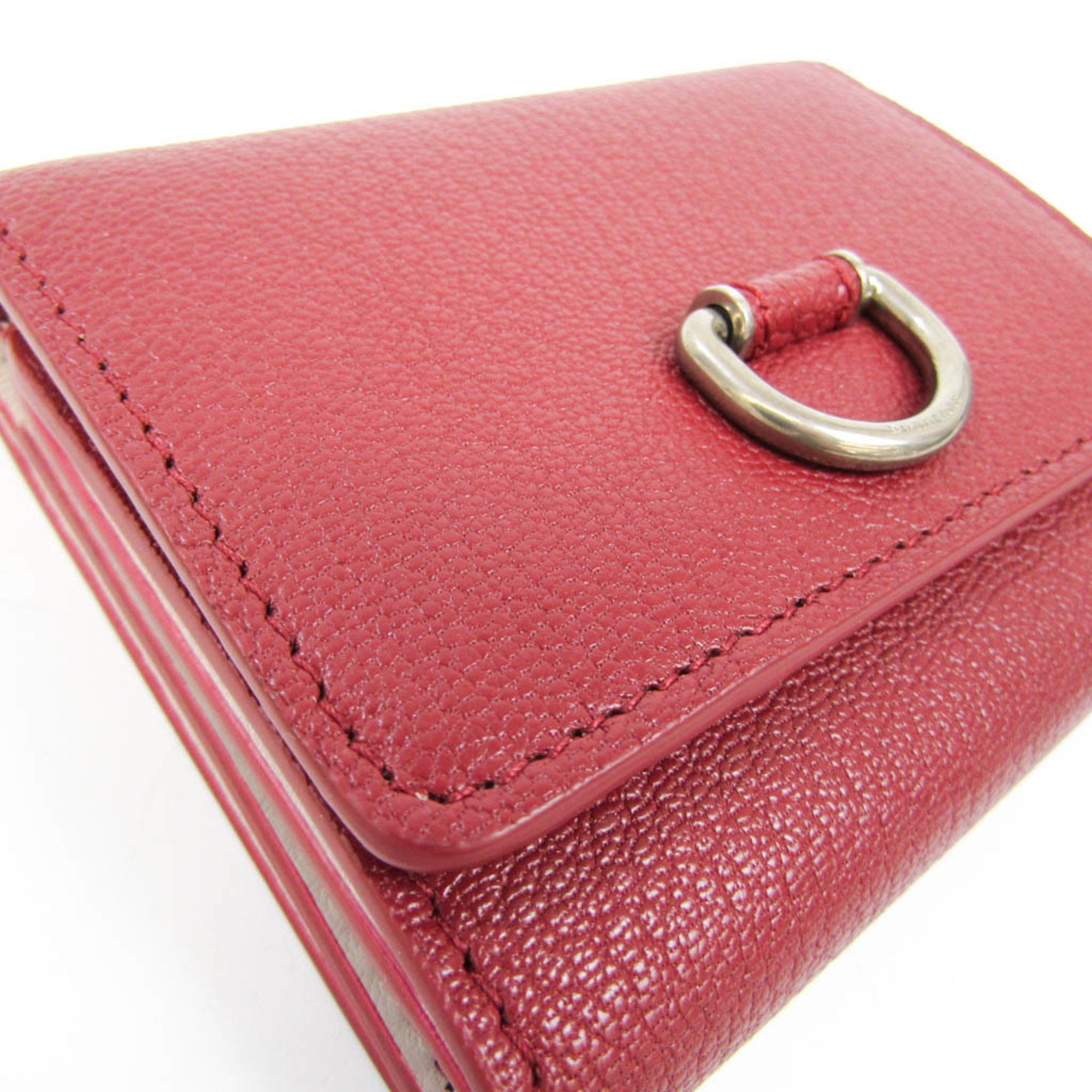 Burberry Red Leather Wallet (Pre-Owned) Size ONE SIZE - 4 Thumbnail
