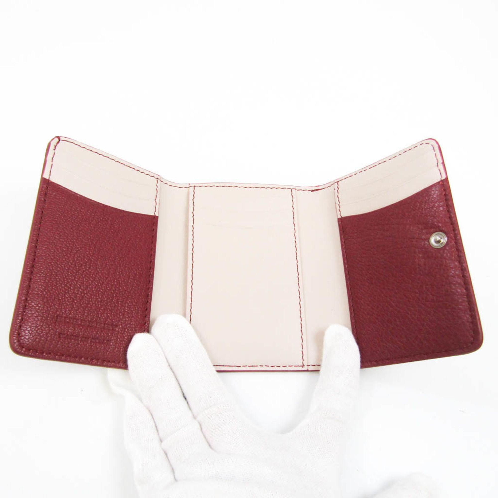 Burberry Red Leather Wallet (Pre-Owned) Size ONE SIZE - 9 Thumbnail