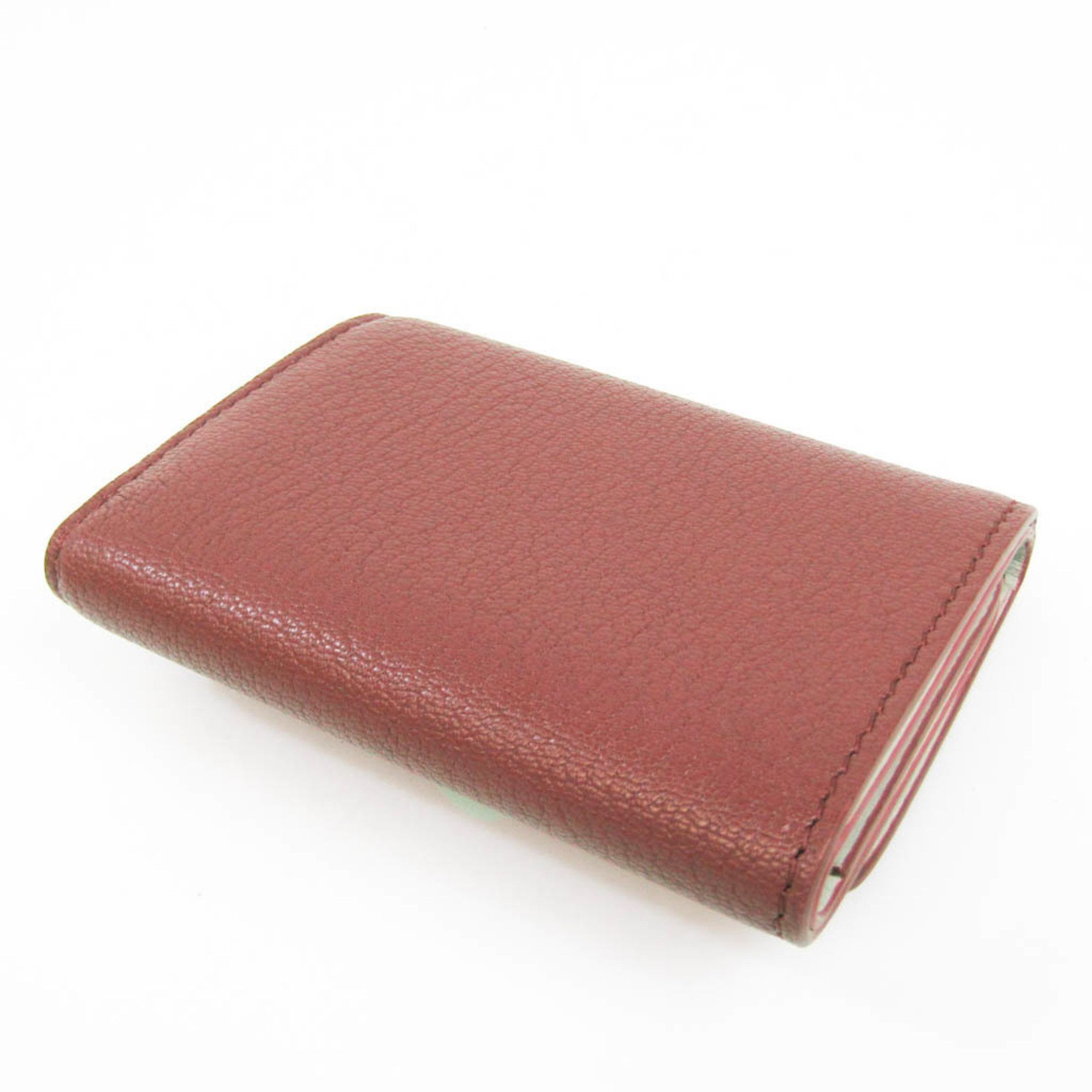 Burberry Red Leather Wallet (Pre-Owned) Size ONE SIZE - 6 Thumbnail