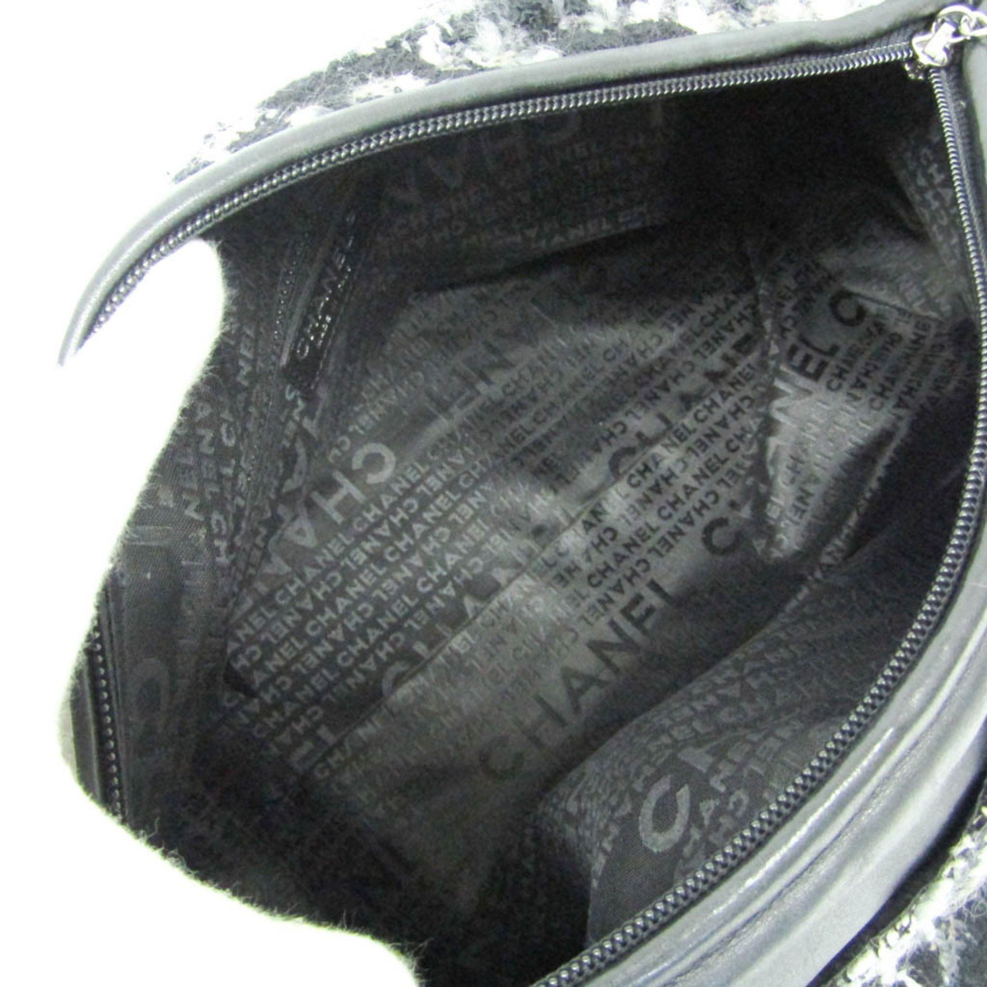 Chanel 2,55 Black Tweed Shopper Bag (Pre-Owned) Size ONE SIZE - 3 Thumbnail