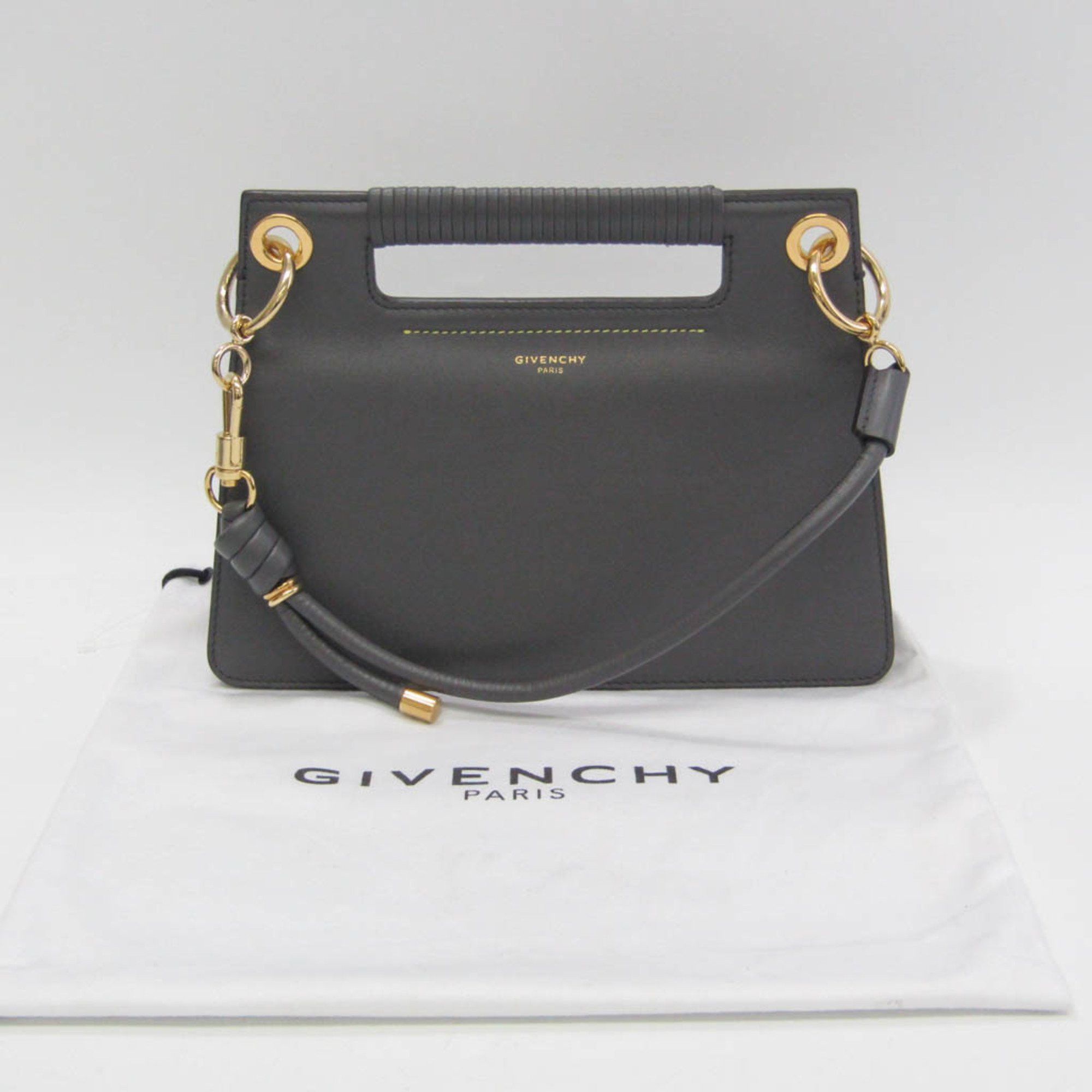 Givenchy Grey Leather Shoulder Bag (Pre-Owned) Size ONE SIZE - 7 Thumbnail