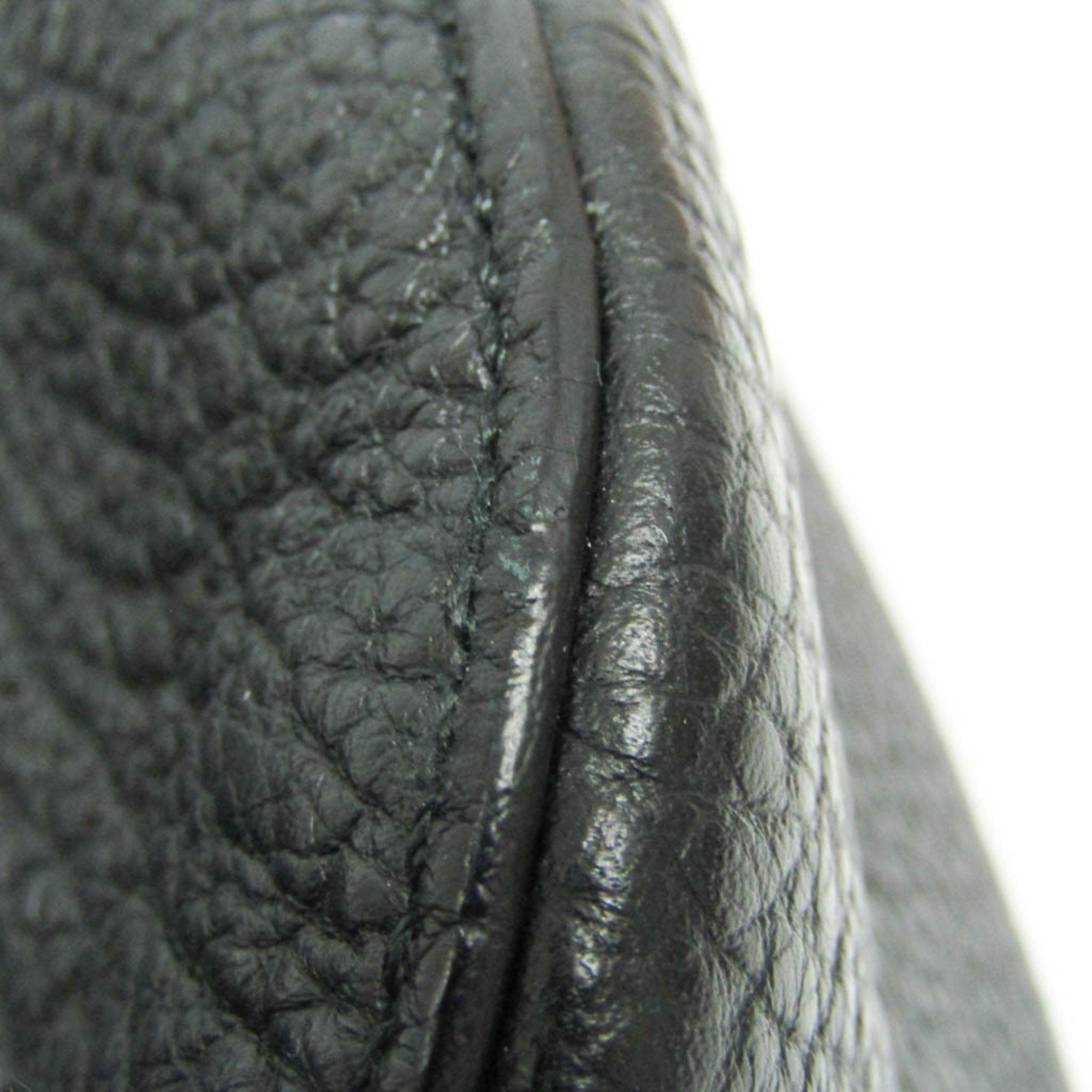 Burberry Black Leather Handbag (Pre-Owned) Size ONE SIZE - 9 Thumbnail