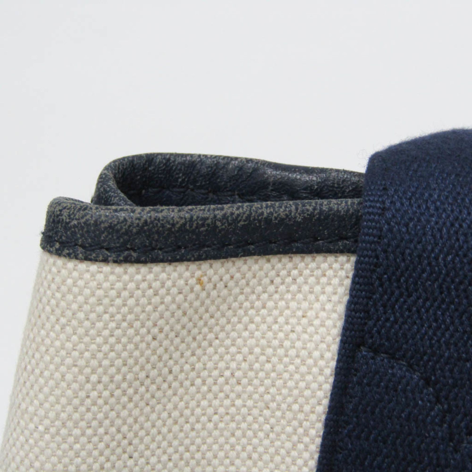 Balenciaga Navy Cabas White Canvas Handbag (Pre-Owned) Size ONE SIZE - 11 Thumbnail