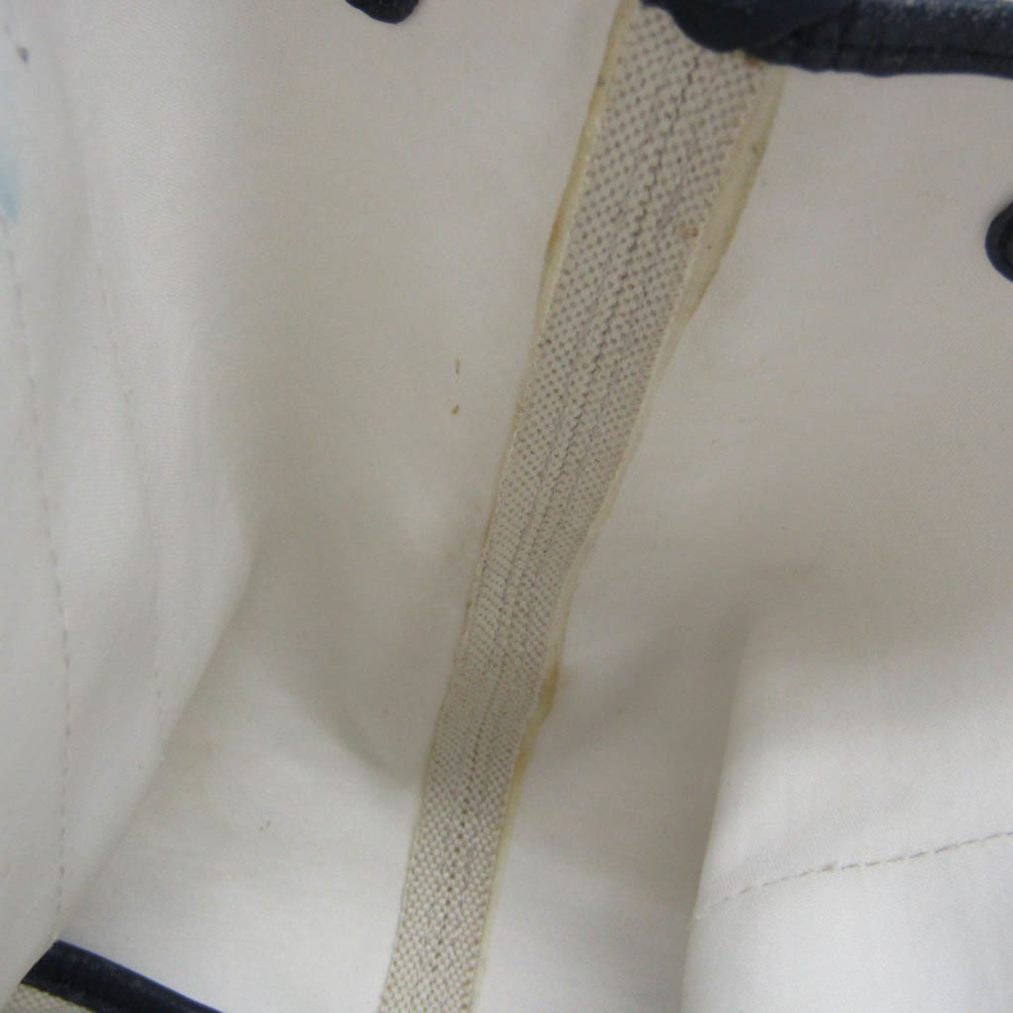 Balenciaga Navy Cabas White Canvas Handbag (Pre-Owned) Size ONE SIZE - 8 Thumbnail