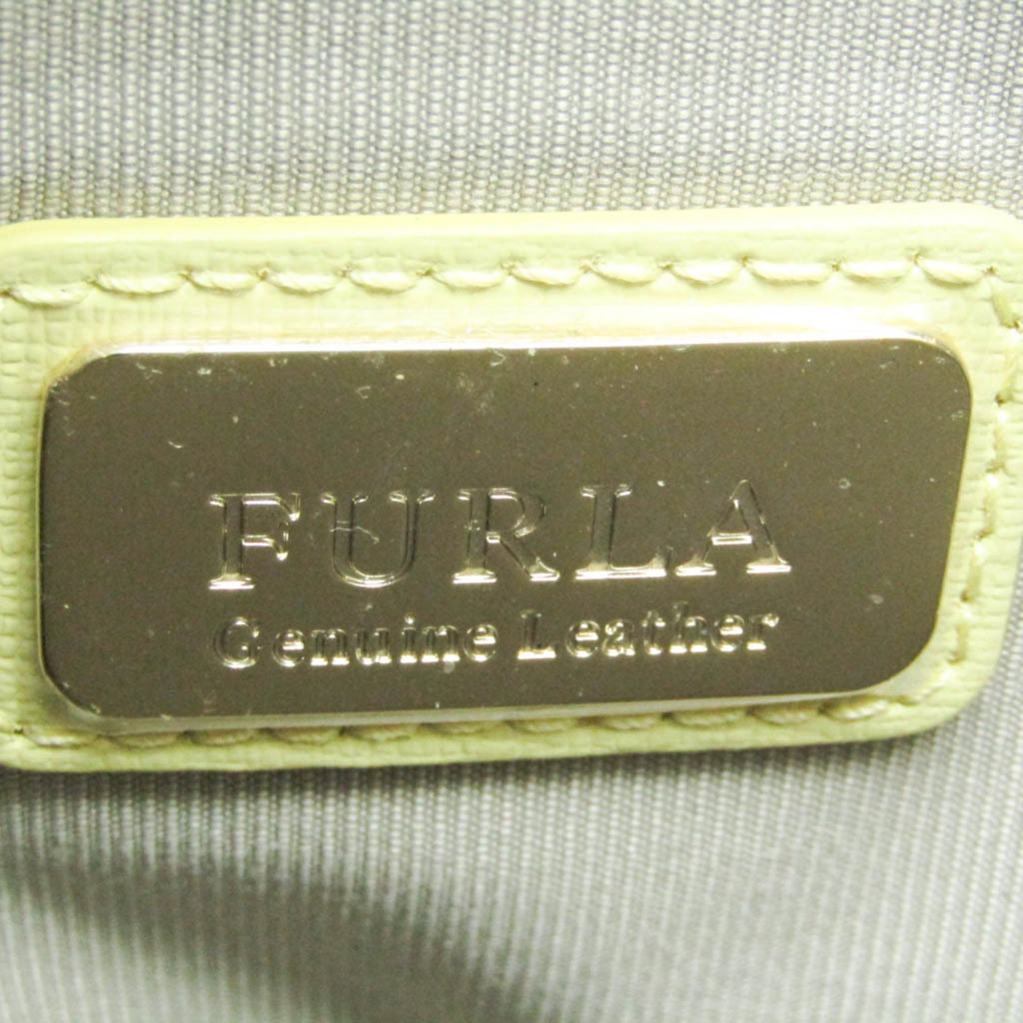 Furla Yellow Leather Handbag (Pre-Owned) Size ONE SIZE - 7 Thumbnail