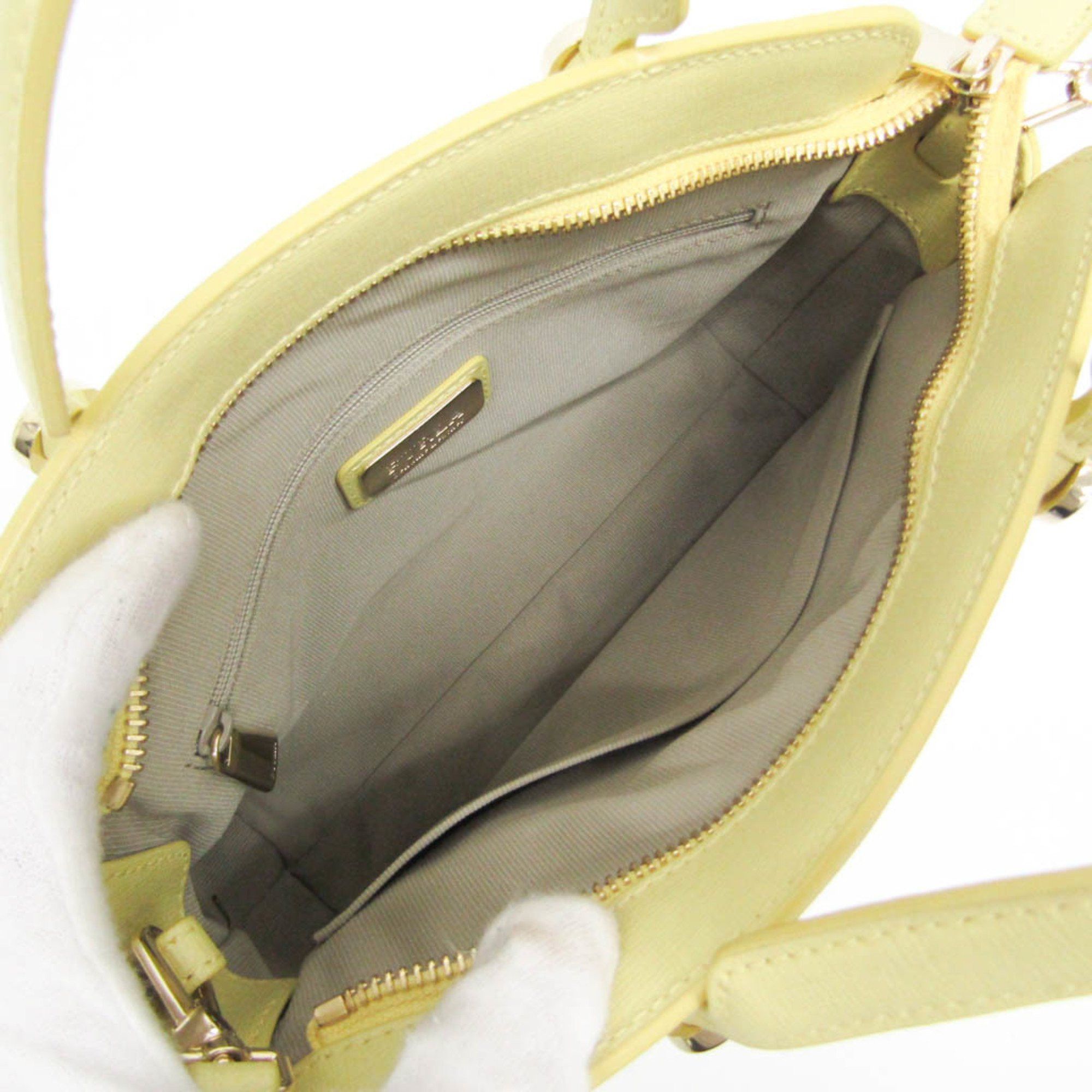 Furla Yellow Leather Handbag (Pre-Owned) Size ONE SIZE - 5 Thumbnail