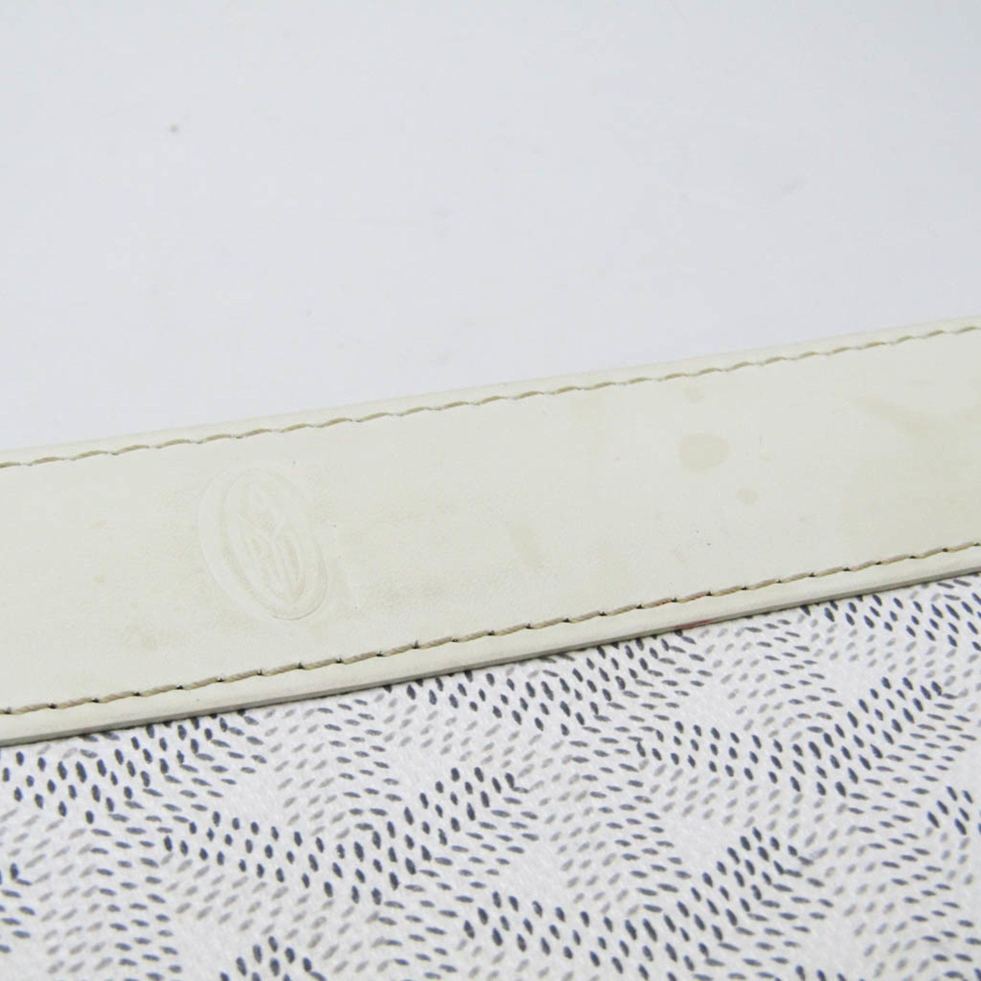 Goyard Matignon White Canvas Wallet (Pre-Owned) Size ONE SIZE - 9 Thumbnail