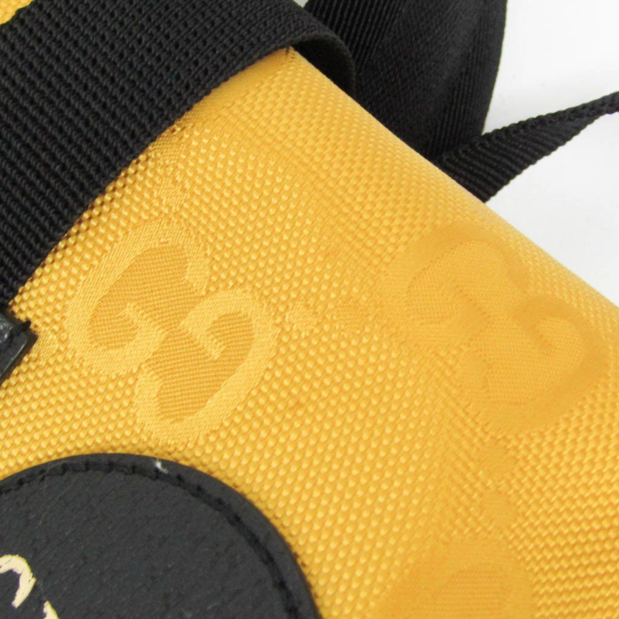 Gucci Off The Grid Yellow Canvas Backpack Bag (Pre-Owned) Size ONE SIZE - 13 Thumbnail