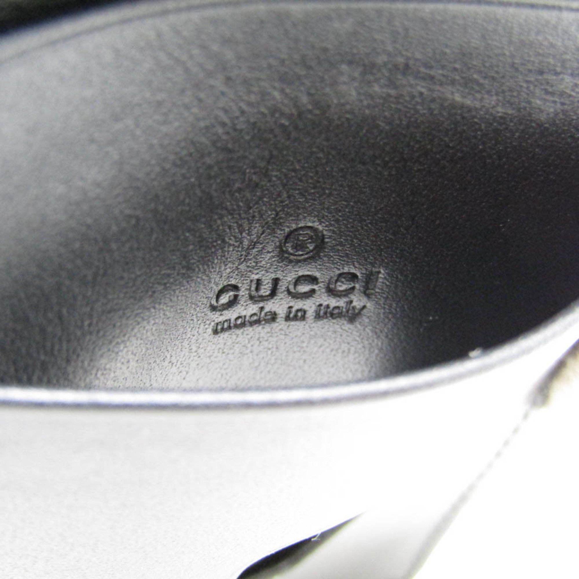 Gucci Logo Black Leather Wallet (Pre-Owned) Size ONE SIZE - 6 Thumbnail