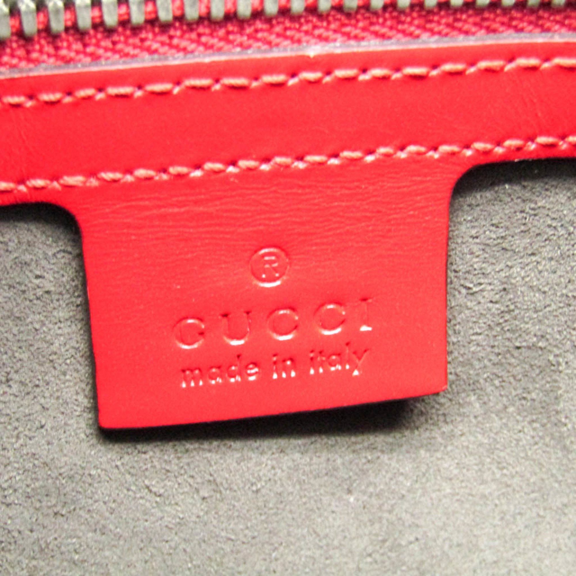 Gucci ssima Red Leather Shoulder Bag (Pre-Owned) Size ONE SIZE - 6 Thumbnail