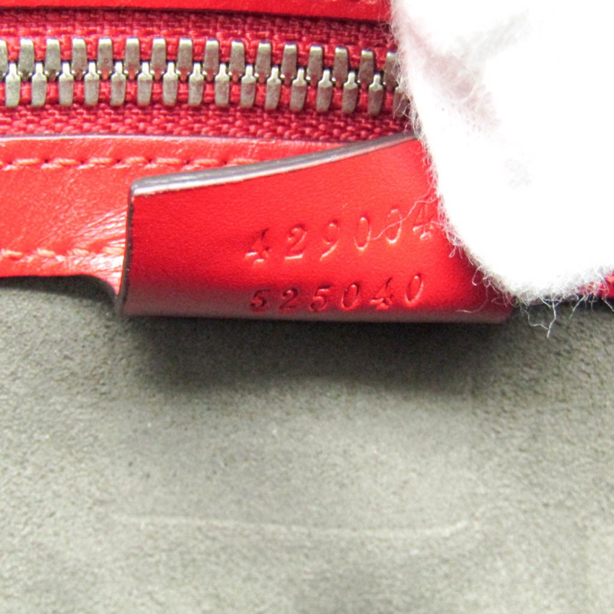 Gucci ssima Red Leather Shoulder Bag (Pre-Owned) Size ONE SIZE - 5 Thumbnail