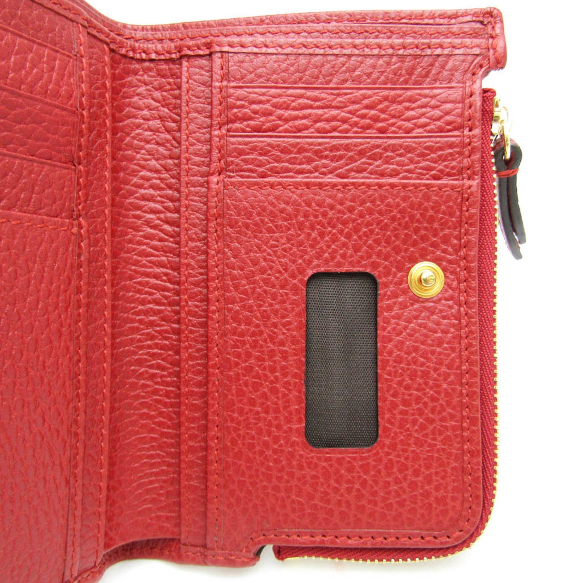 Gucci Marmont Red Leather Wallet (Pre-Owned) Size ONE SIZE - 11 Thumbnail