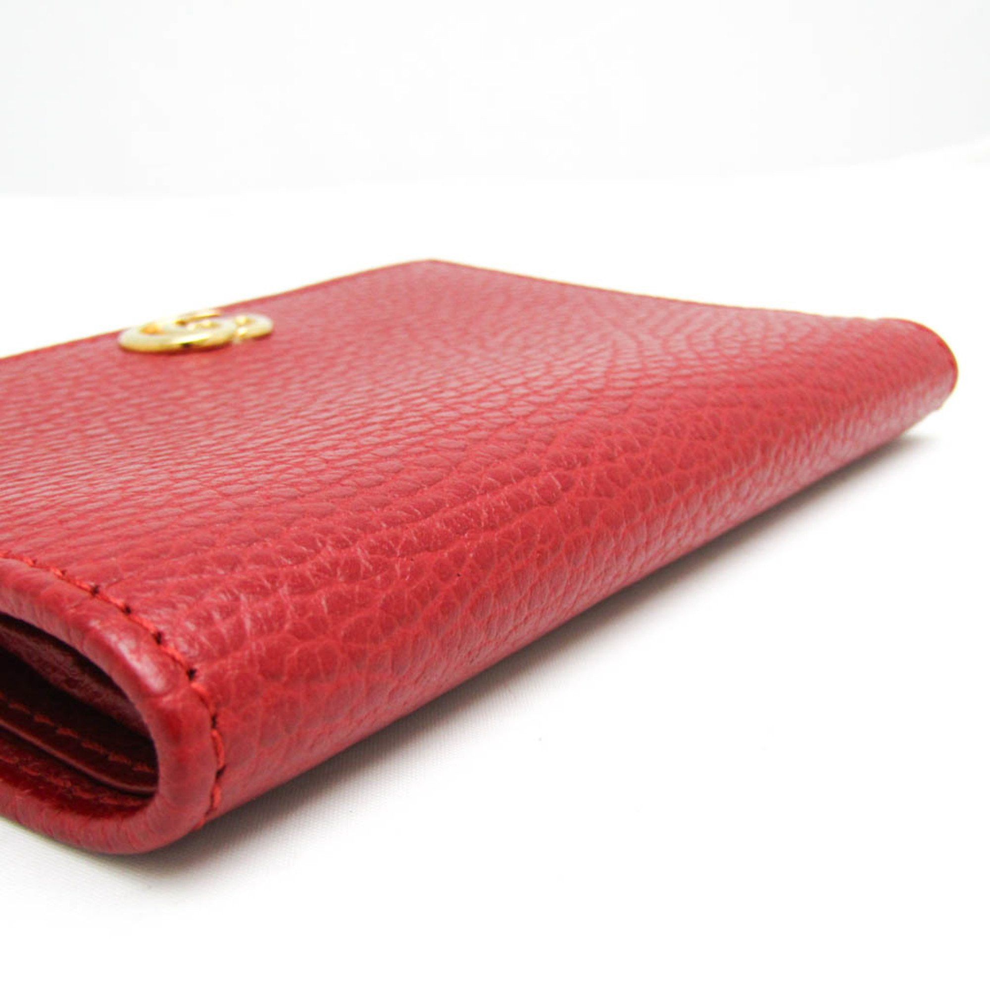 Gucci Marmont Red Leather Wallet (Pre-Owned) Size ONE SIZE - 9 Thumbnail