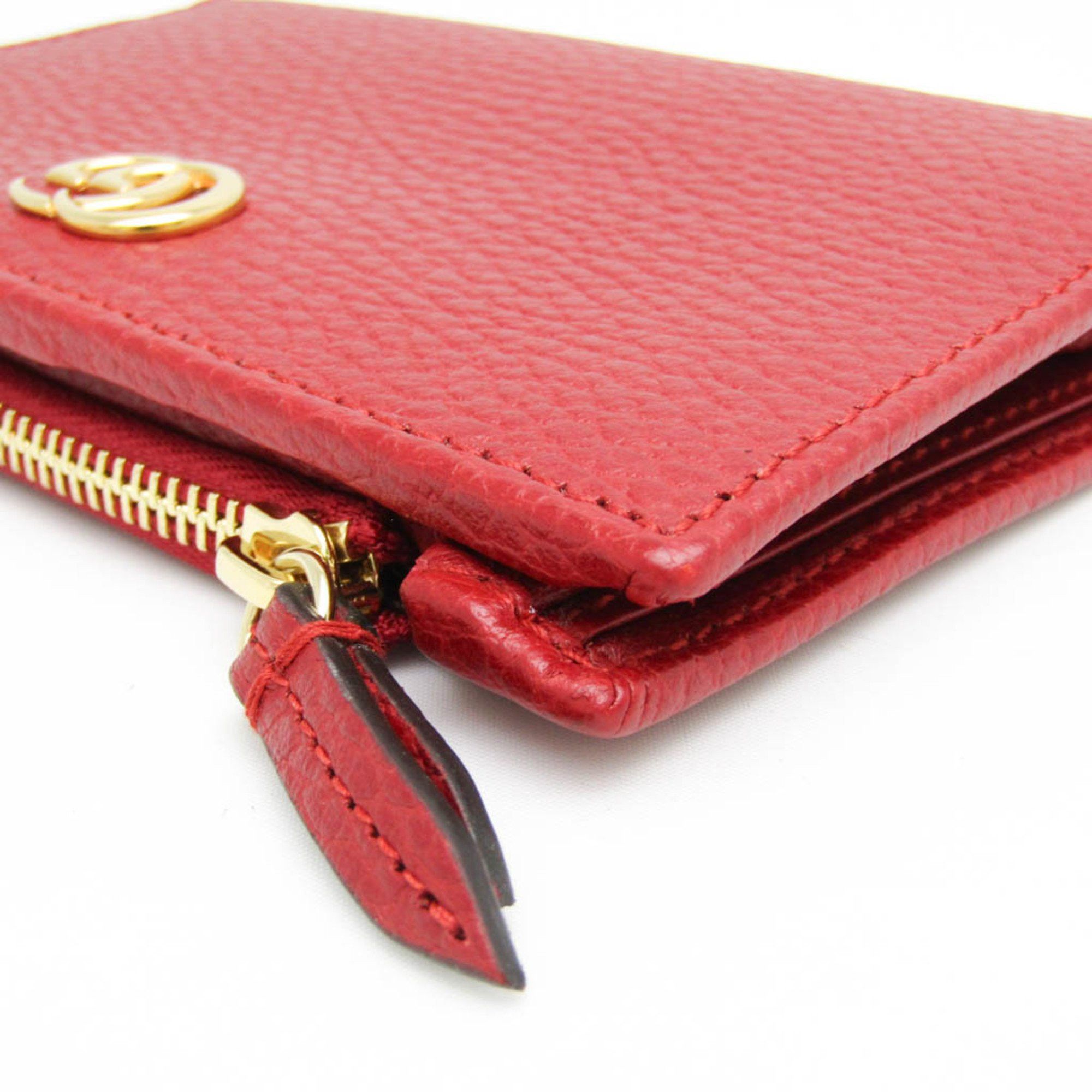 Gucci Marmont Red Leather Wallet (Pre-Owned) Size ONE SIZE - 8 Thumbnail