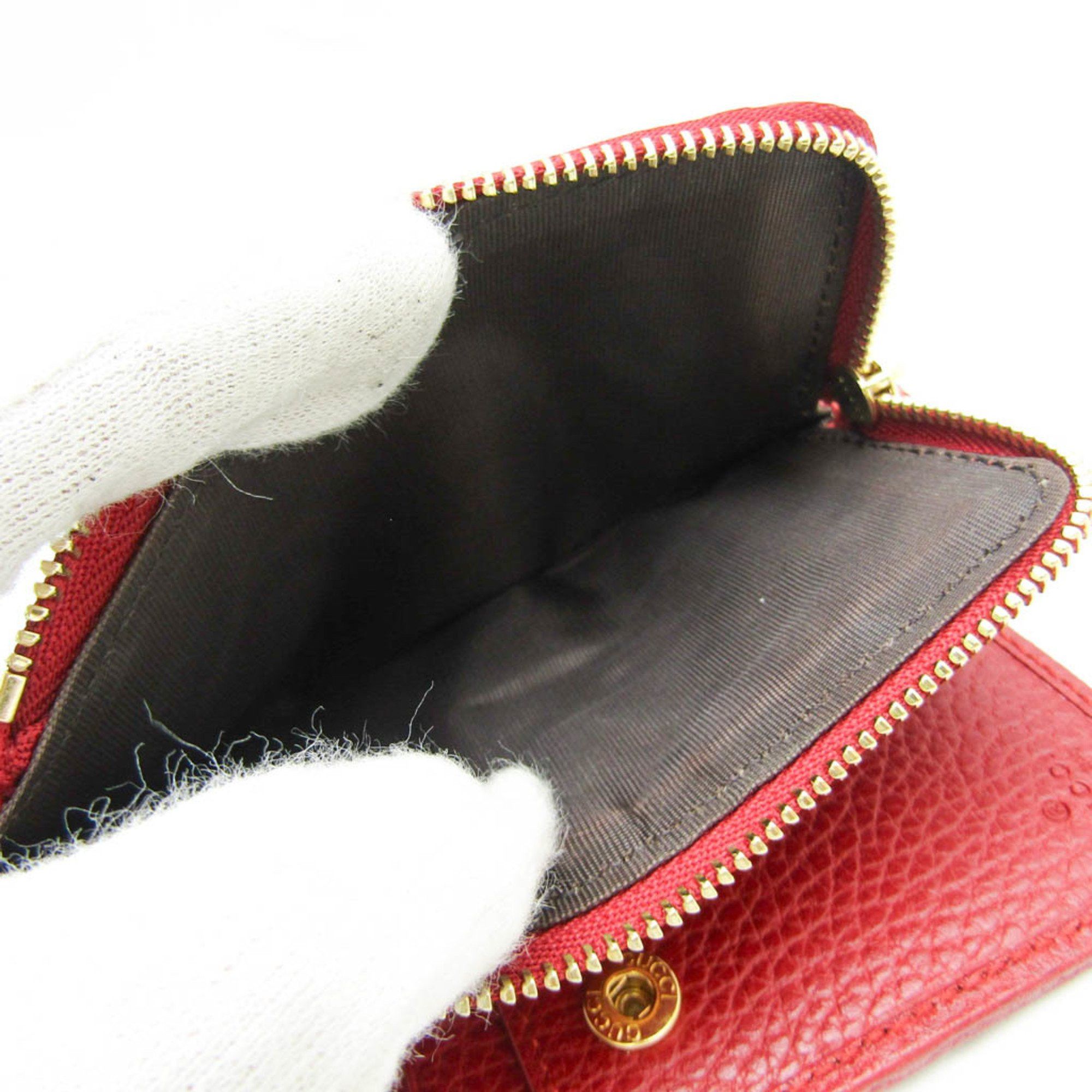 Gucci Marmont Red Leather Wallet (Pre-Owned) Size ONE SIZE - 6 Thumbnail