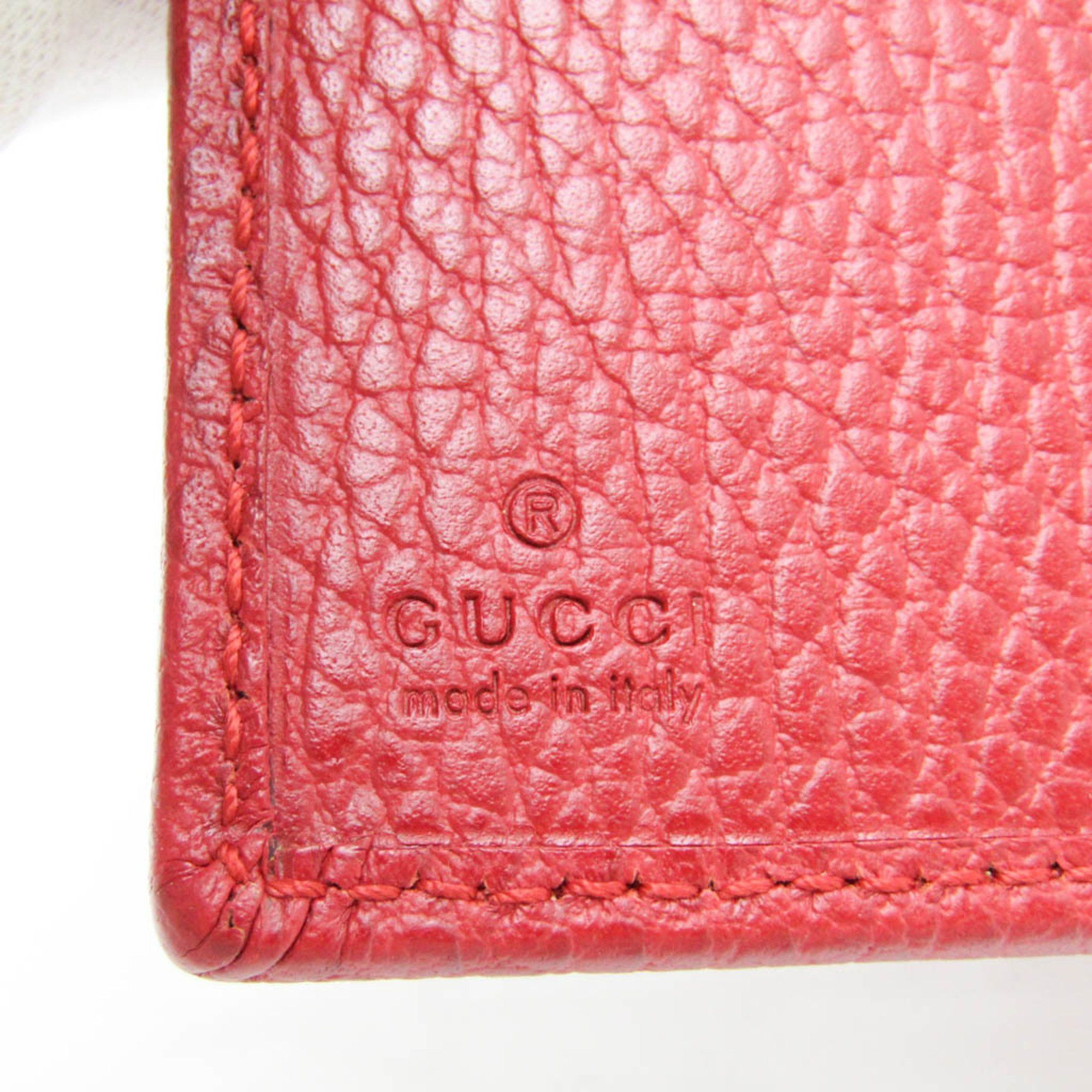 Gucci Marmont Red Leather Wallet (Pre-Owned) Size ONE SIZE - 5 Thumbnail