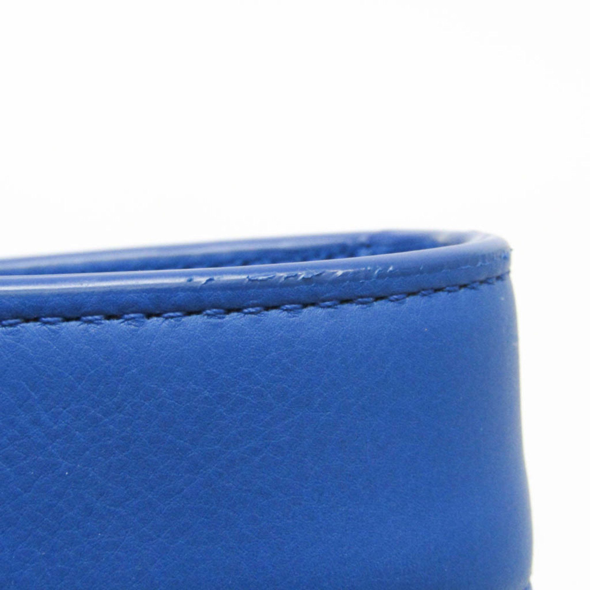 Bottega Veneta Intrecciato Blue Leather Tote Bag (Pre-Owned) Size ONE SIZE - 10 Thumbnail