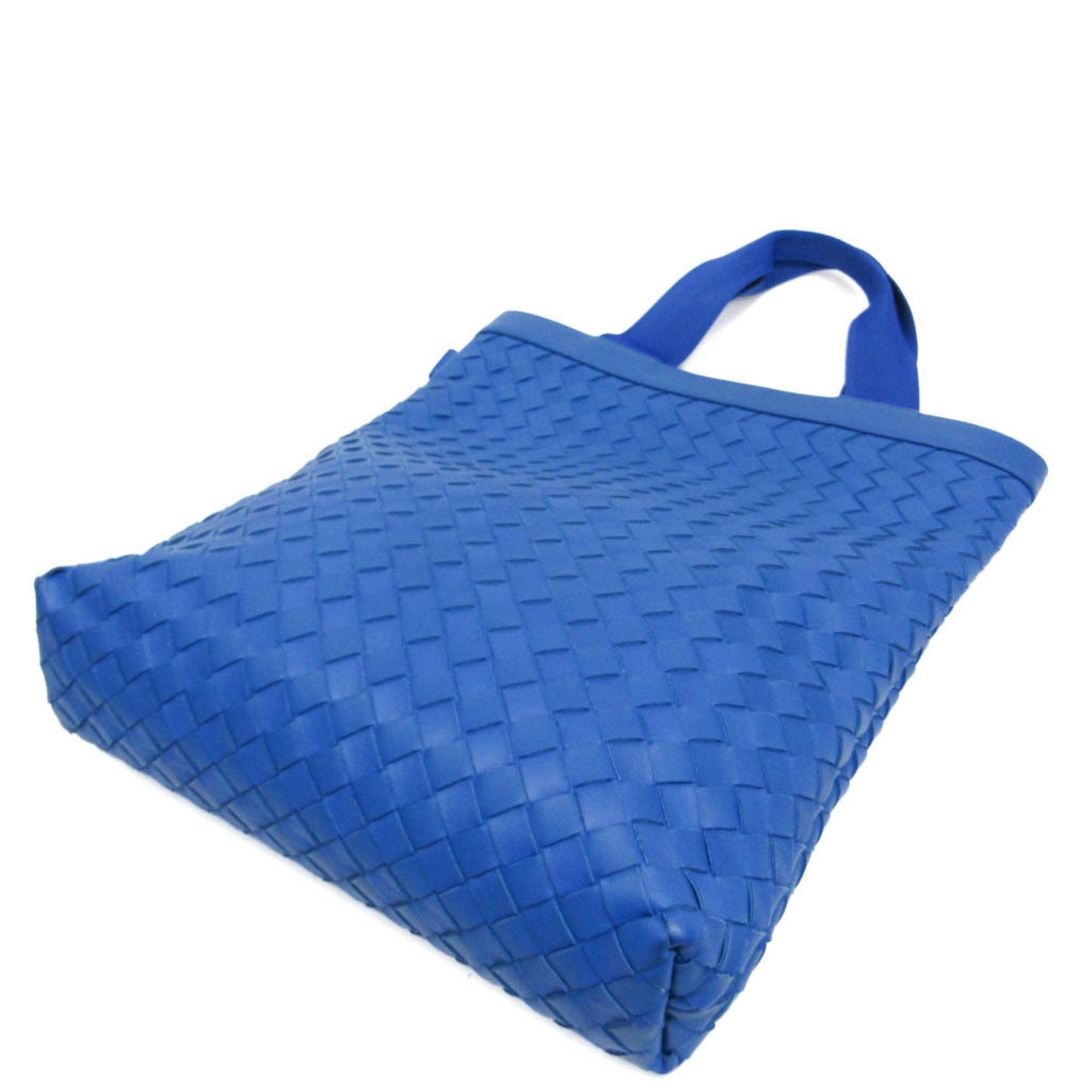 Bottega Veneta Intrecciato Blue Leather Tote Bag (Pre-Owned) Size ONE SIZE - 2 Thumbnail