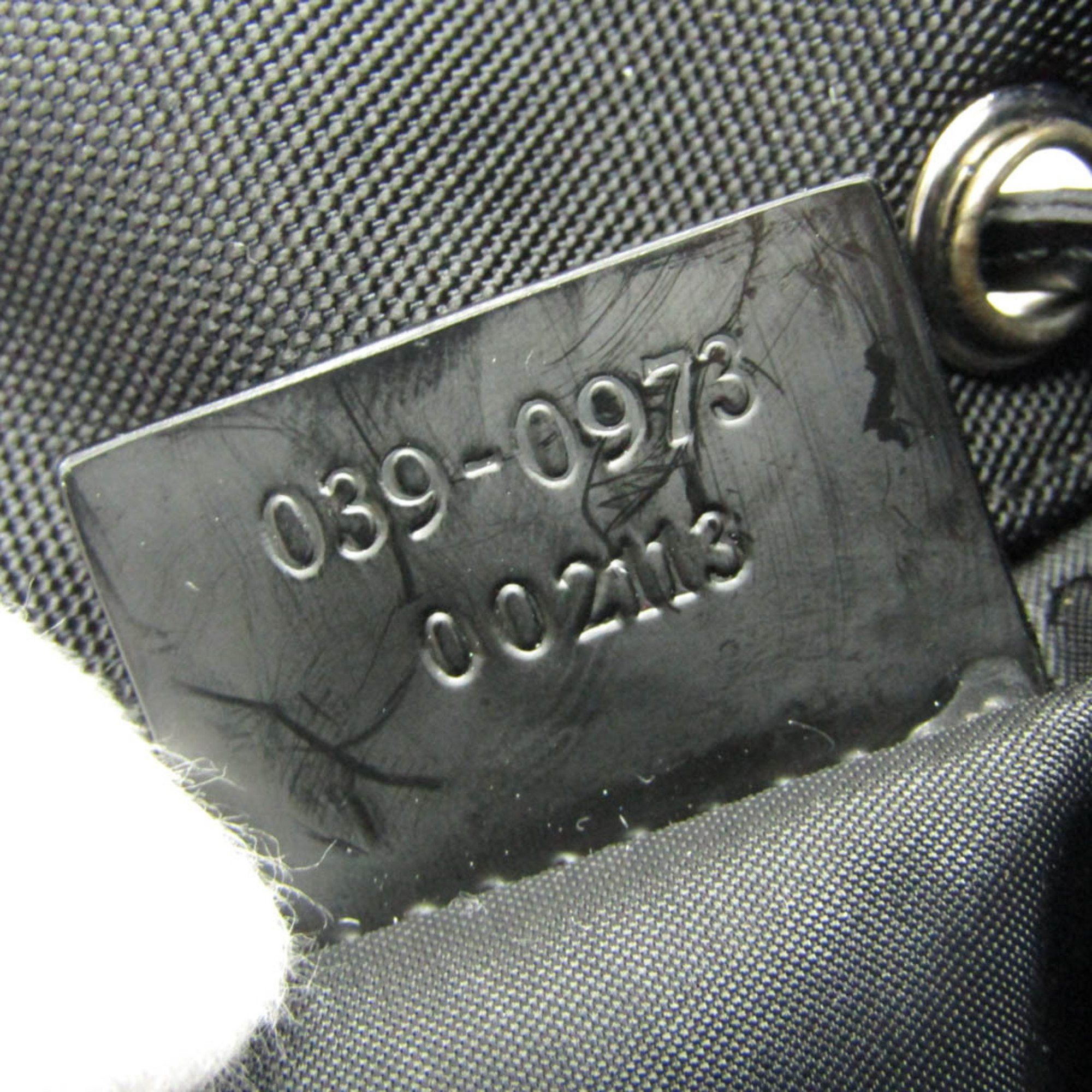 Gucci Drawstring Black Canvas Clutch Bag (Pre-Owned) Size ONE SIZE - 6 Thumbnail