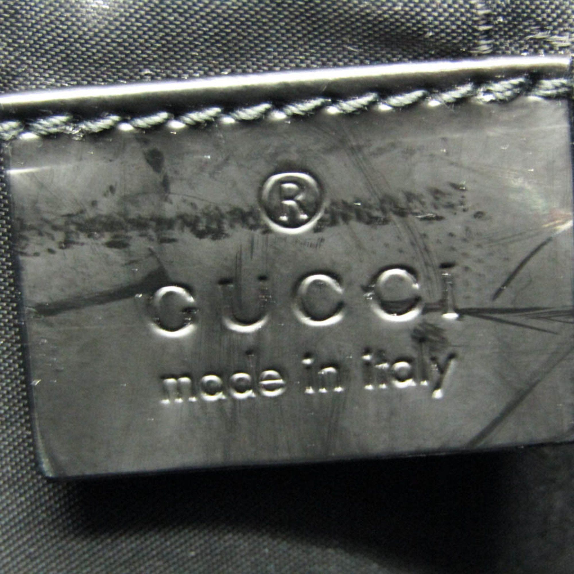 Gucci Drawstring Black Canvas Clutch Bag (Pre-Owned) Size ONE SIZE - 7 Thumbnail