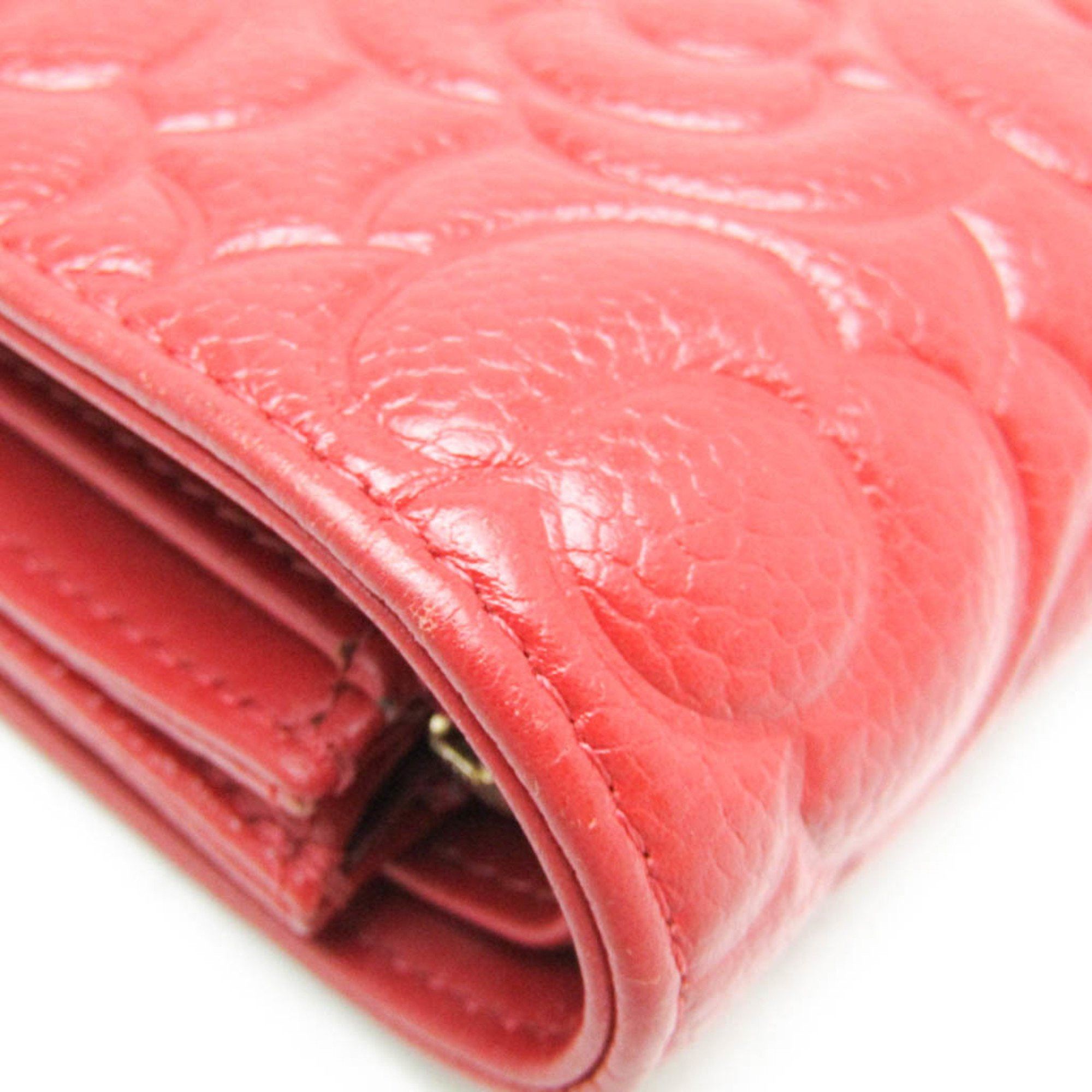 Chanel Camellia Red Leather Wallet (Pre-Owned) Size ONE SIZE - 11 Thumbnail