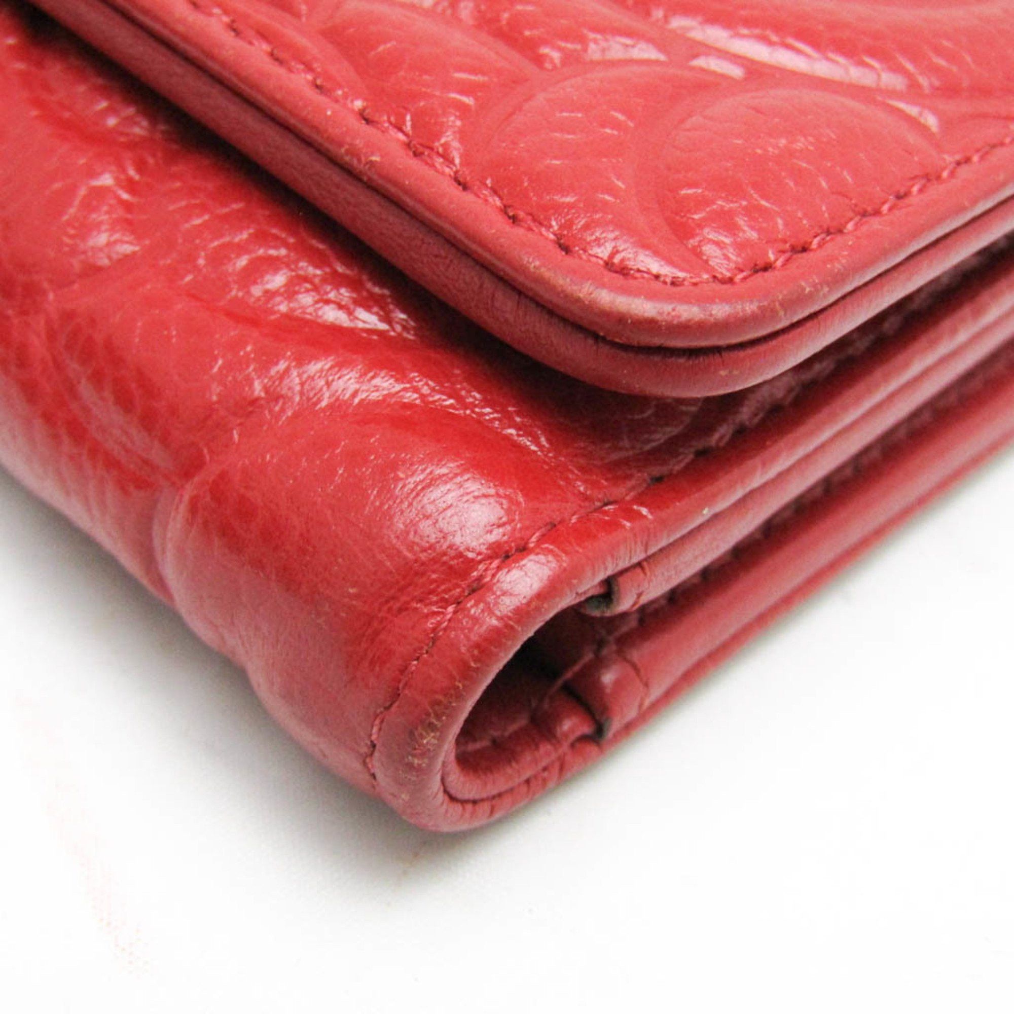 Chanel Camellia Red Leather Wallet (Pre-Owned) Size ONE SIZE - 10 Thumbnail