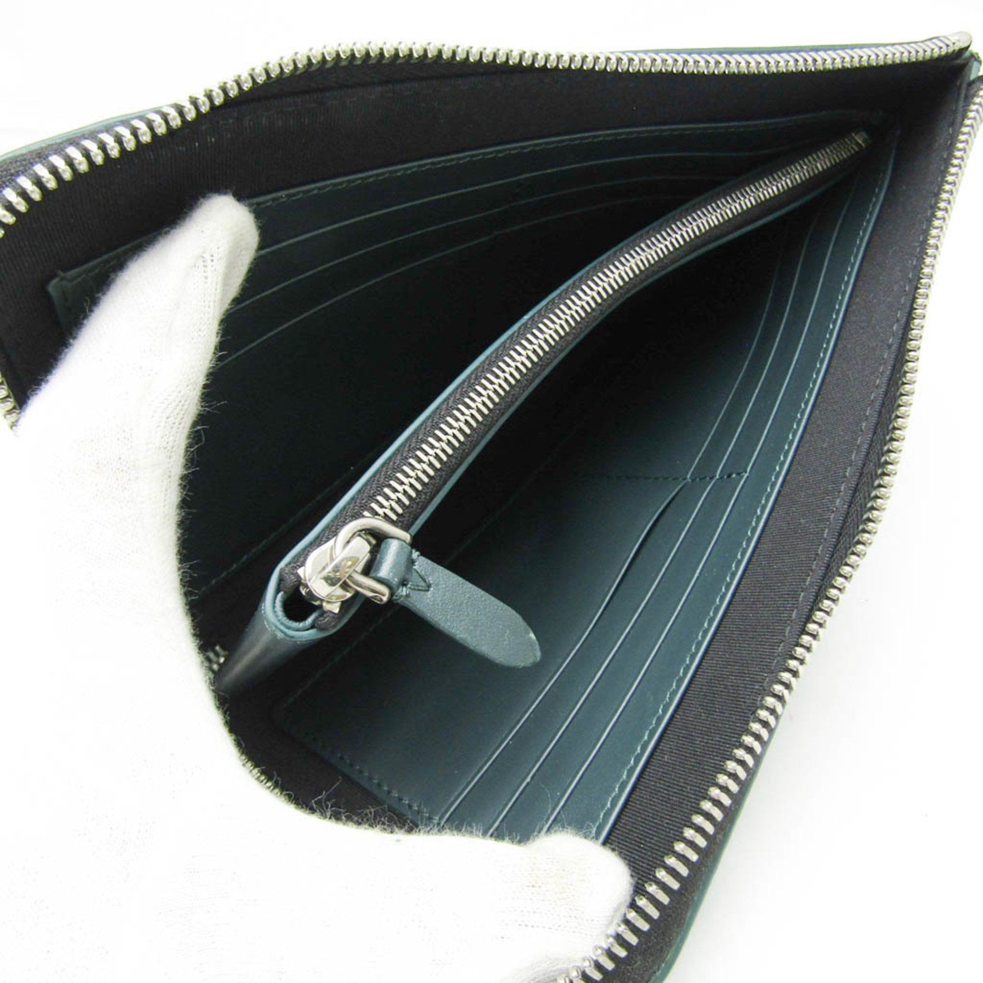 Burberry - Green Leather Clutch Bag (Pre-Owned) Size ONE SIZE - 3 Thumbnail
