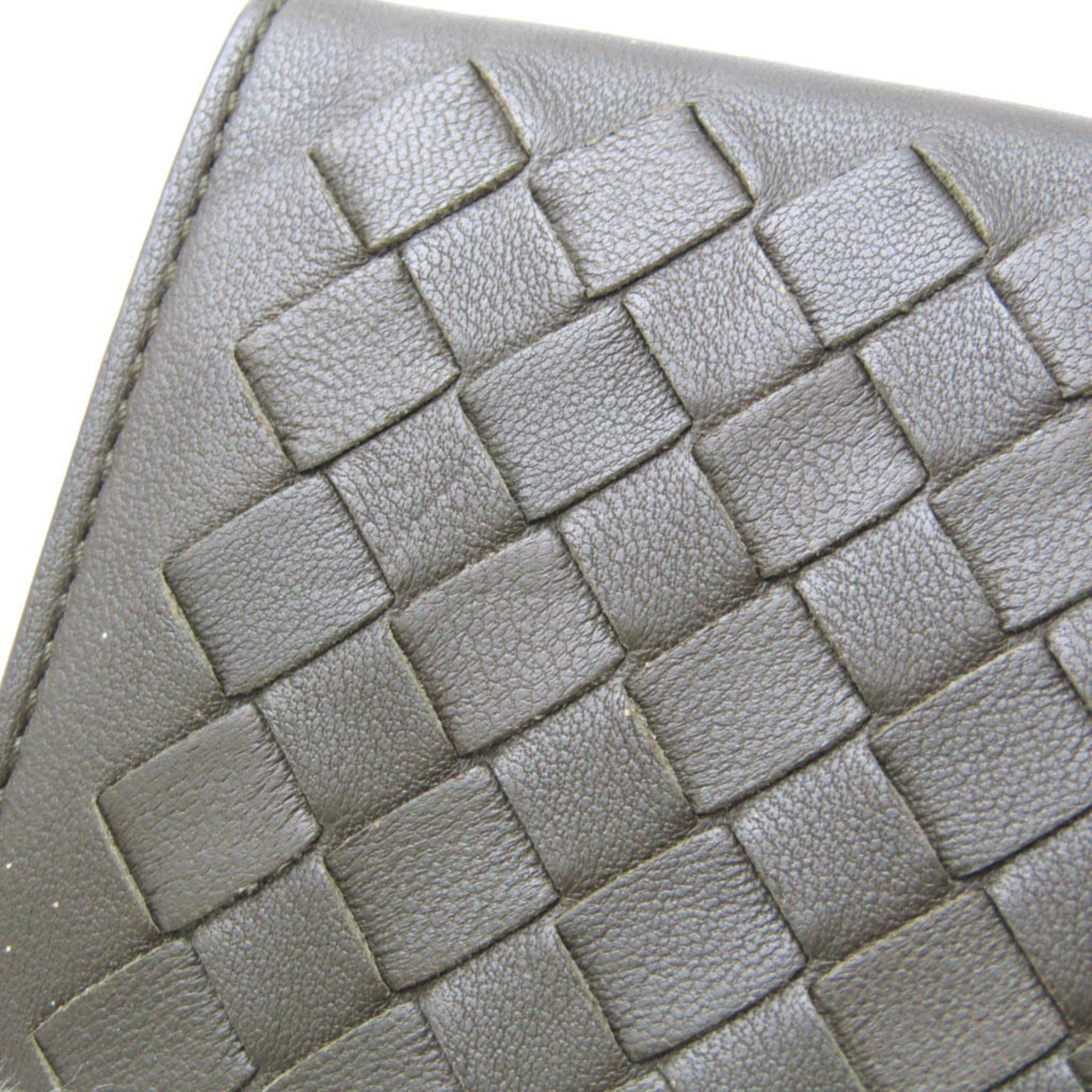 Bottega Veneta Intrecciato Khaki Leather Wallet (Pre-Owned) Size ONE SIZE - 7 Thumbnail