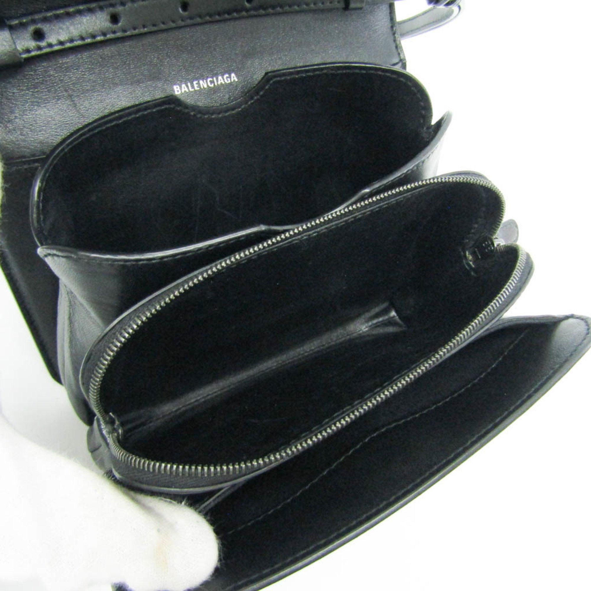Balenciaga Black Leather Shopper Bag (Pre-Owned) Size ONE SIZE - 4 Thumbnail