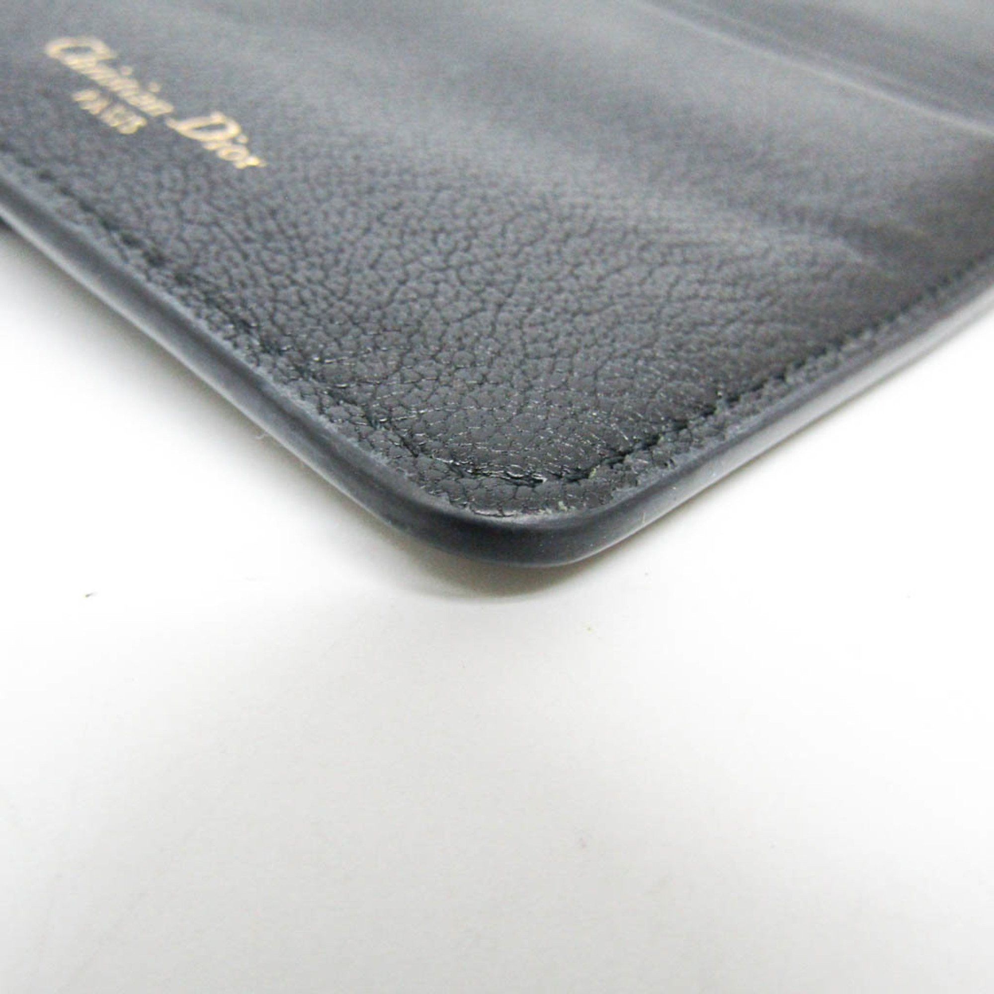 Dior Saddle Black Leather Wallet (Pre-Owned) Size ONE SIZE - 7 Thumbnail