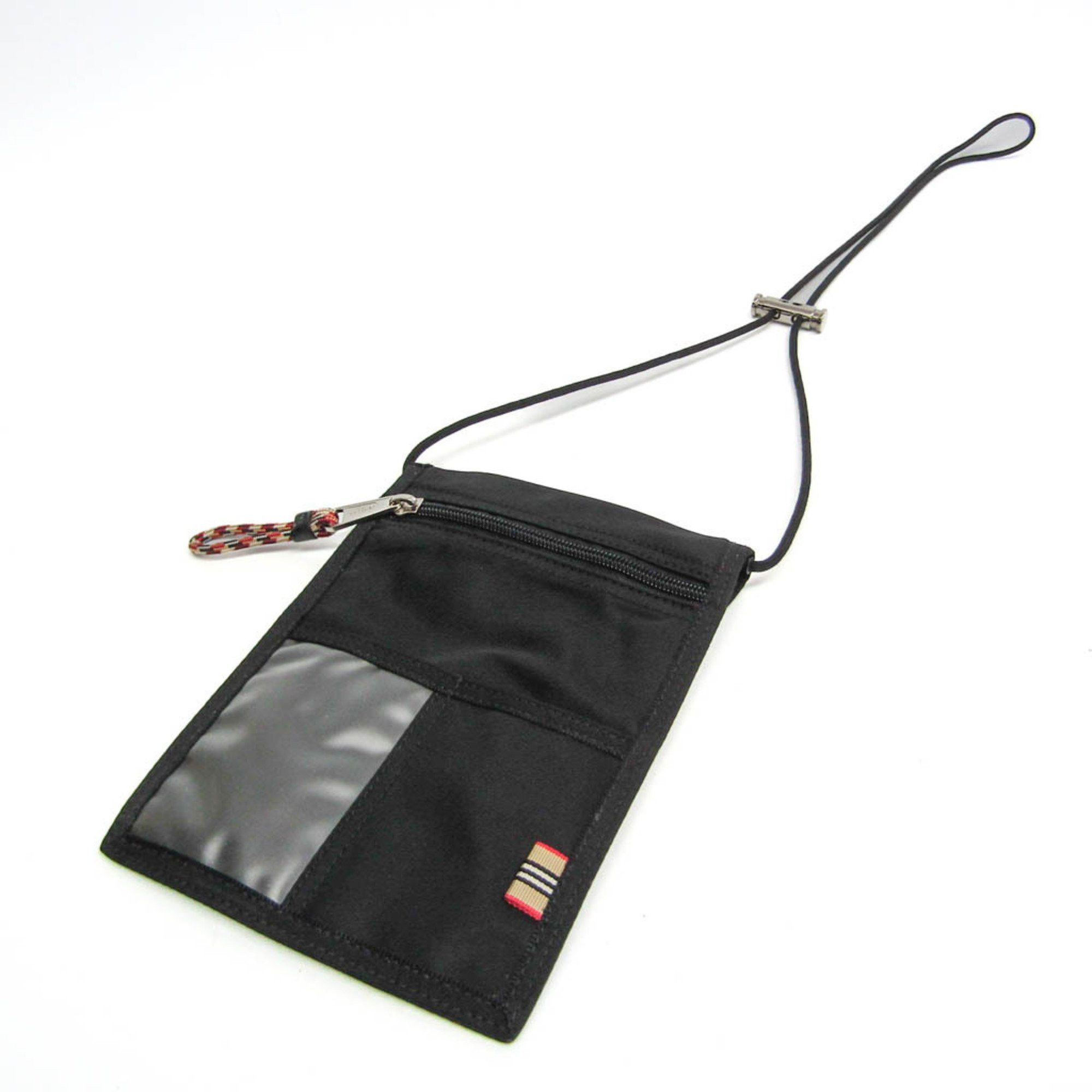 Burberry Black Synthetic Shoulder Bag (Pre-Owned) Size ONE SIZE - 7 Thumbnail