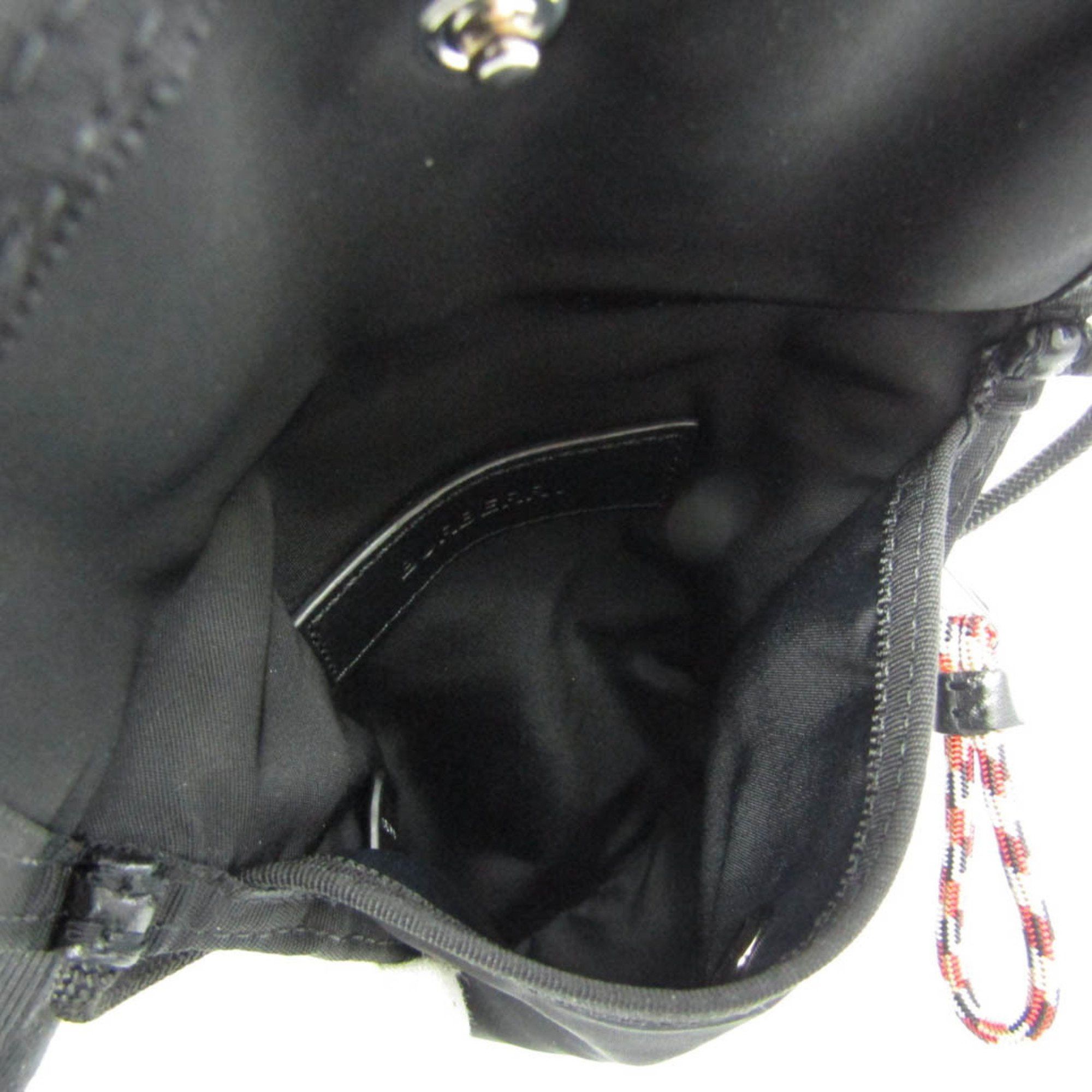 Burberry Black Synthetic Shoulder Bag (Pre-Owned) Size ONE SIZE - 8 Thumbnail